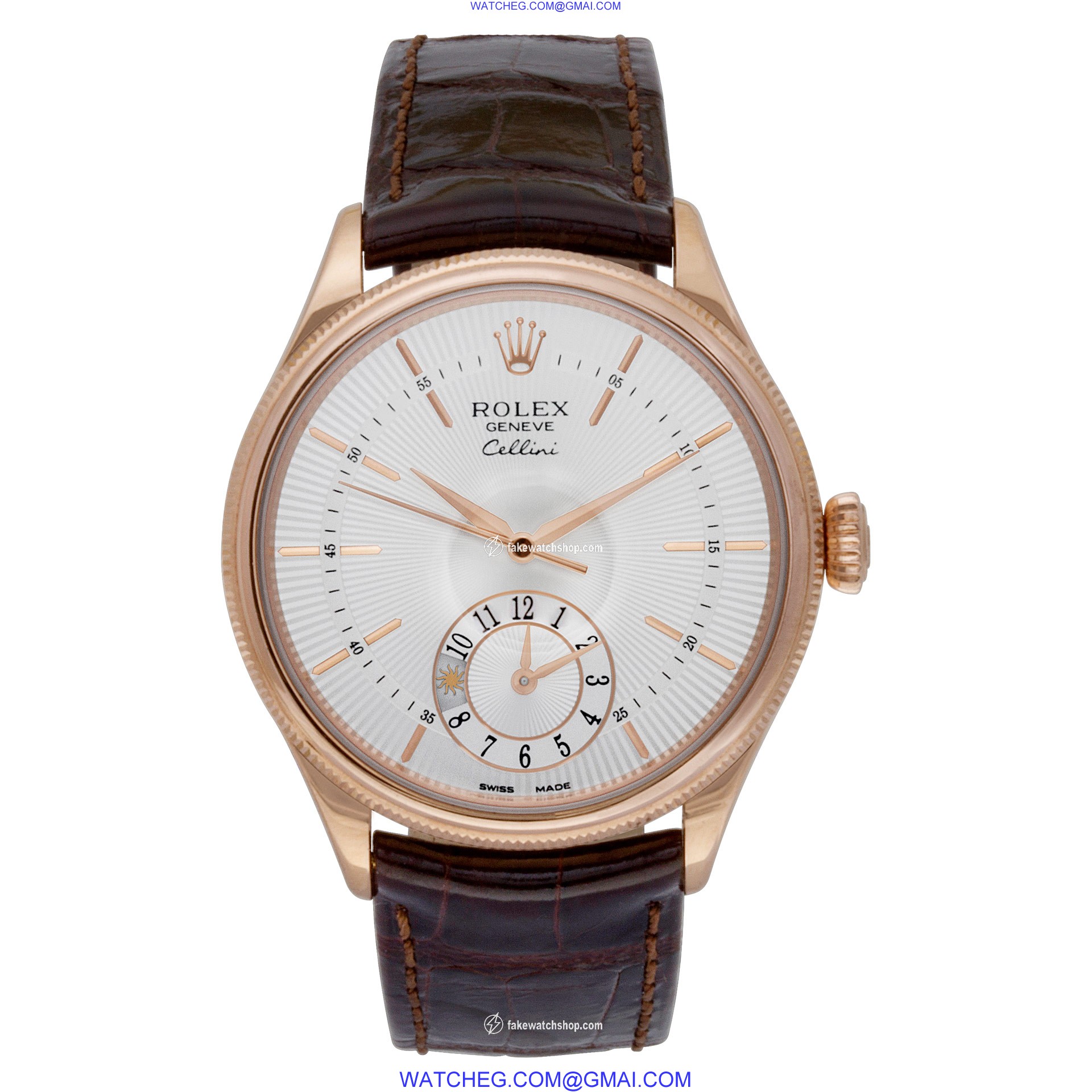 Rolex 50525 Cellini Automatic Male 18k rose gold 2