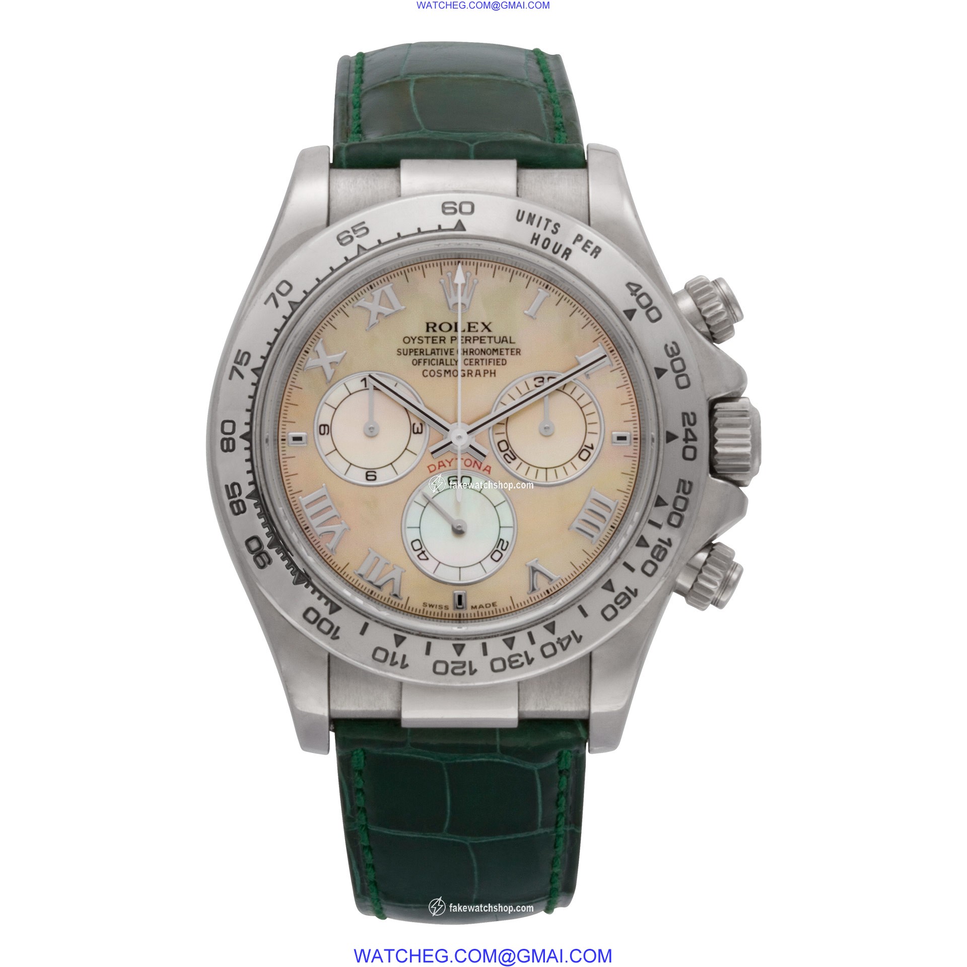 Rolex 116519 Daytona Automatic Male 18k White Gold 2