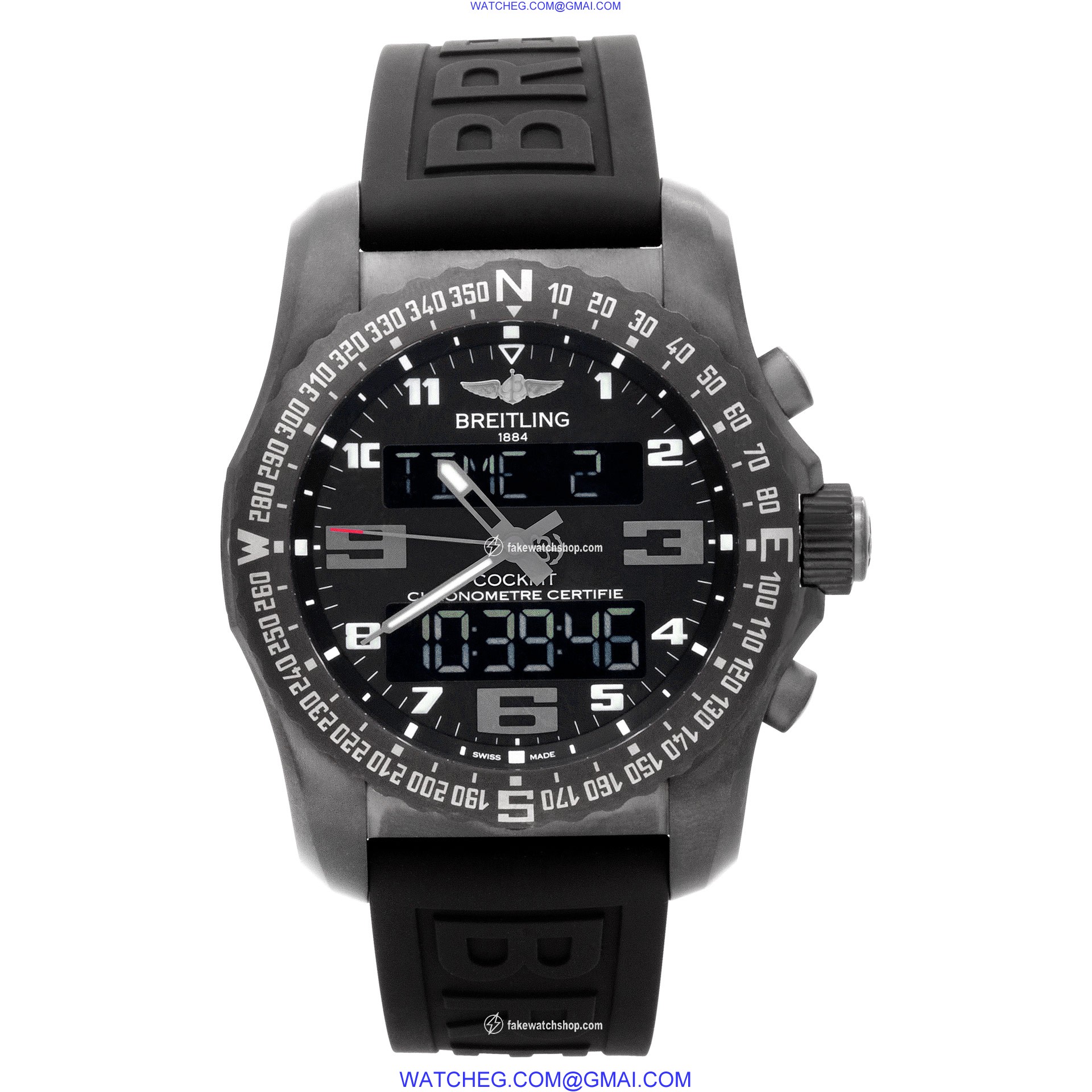 Breitling VB5010 Cockpit Quartz Male Titanium 2