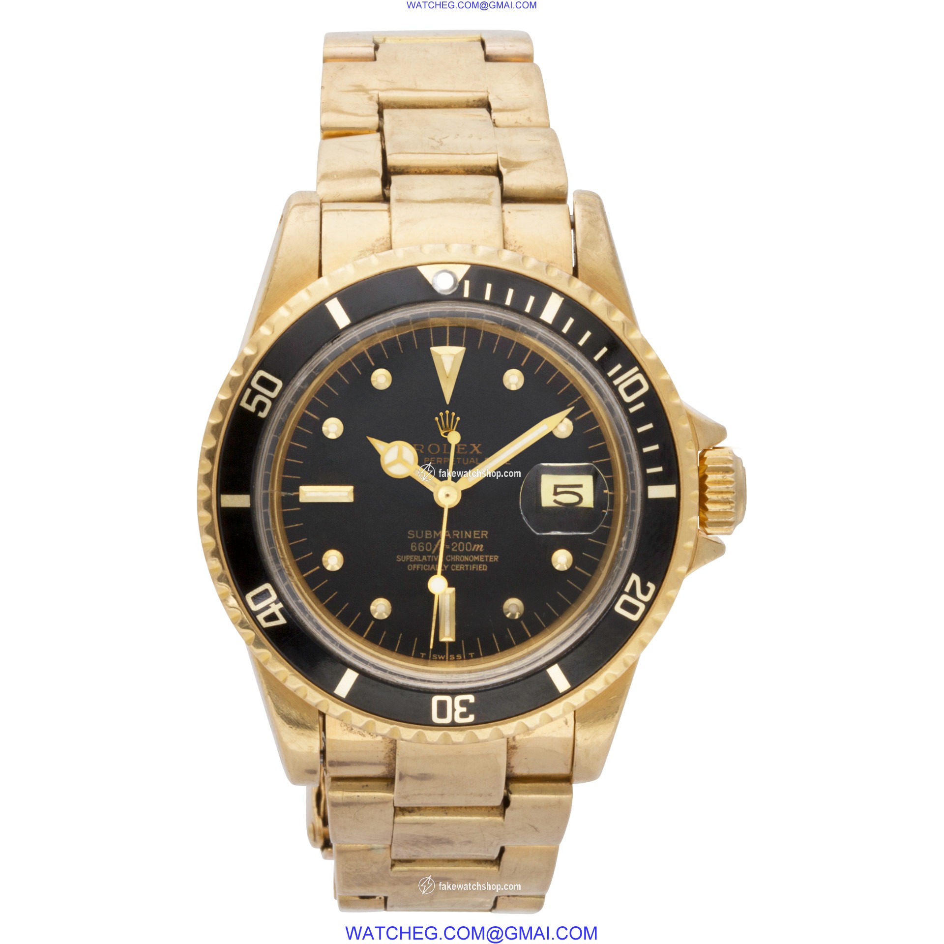 Rolex 1680 Submariner Automatic Male 18k yellow gold 2