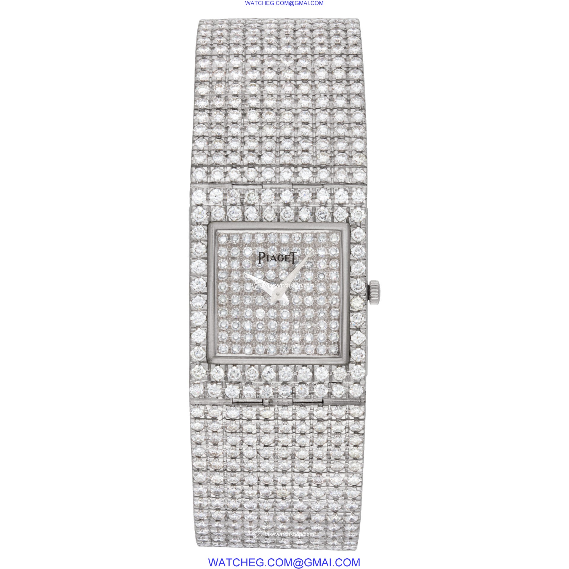 Piaget 8154 Protocol Quartz Male 18k White Gold 2