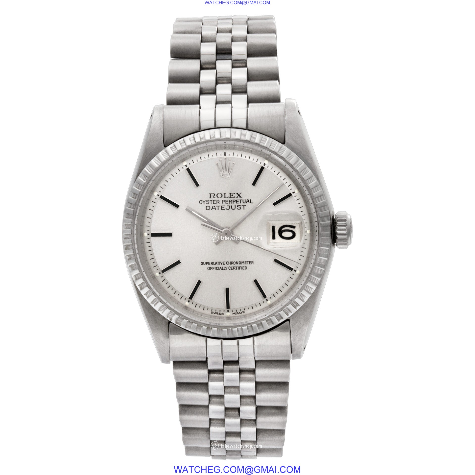 Rolex 1603 Datejust Automatic Unisex Stainless Steel 2