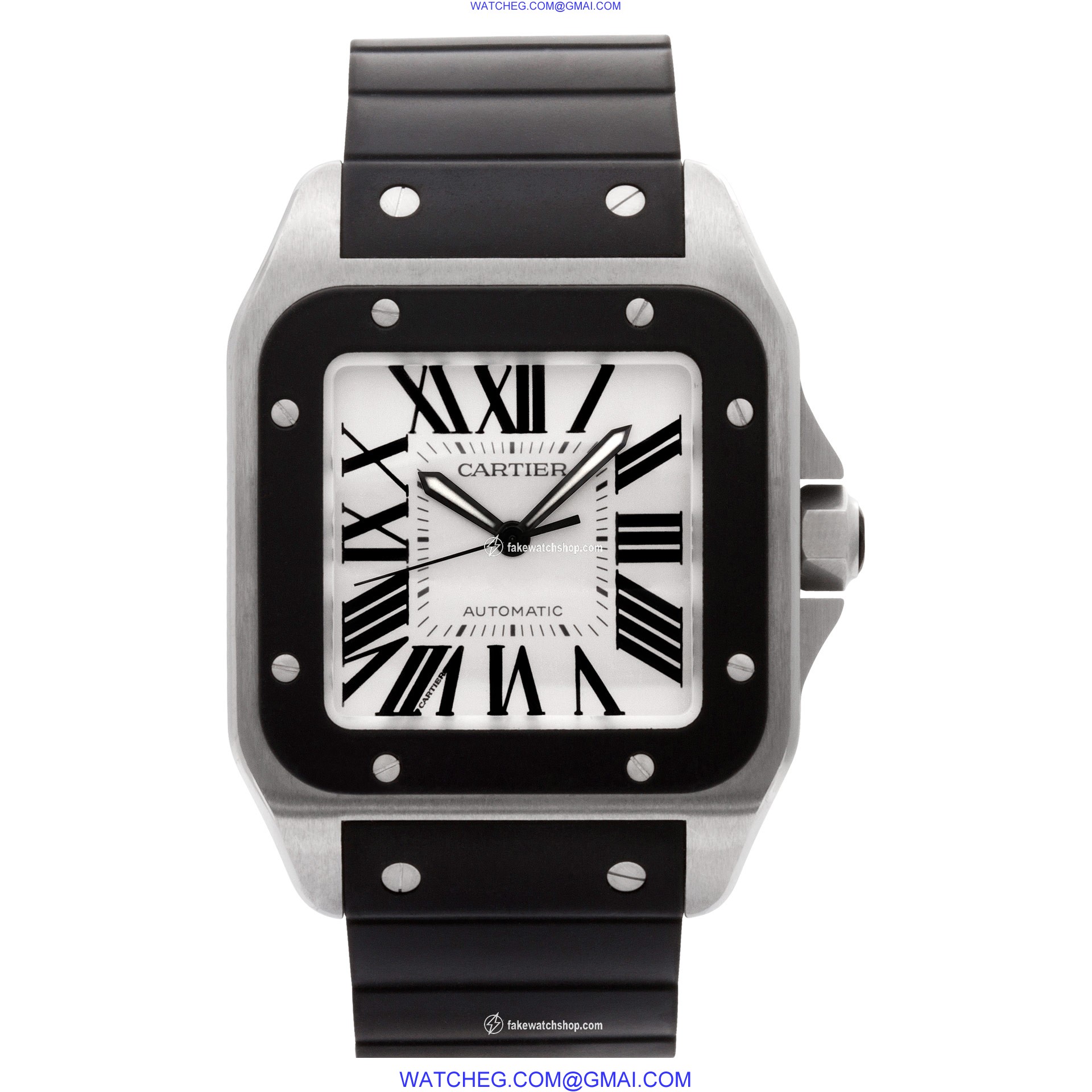 Cartier W20121U2 Santos 100 Automatic Male Stainless Steel 2
