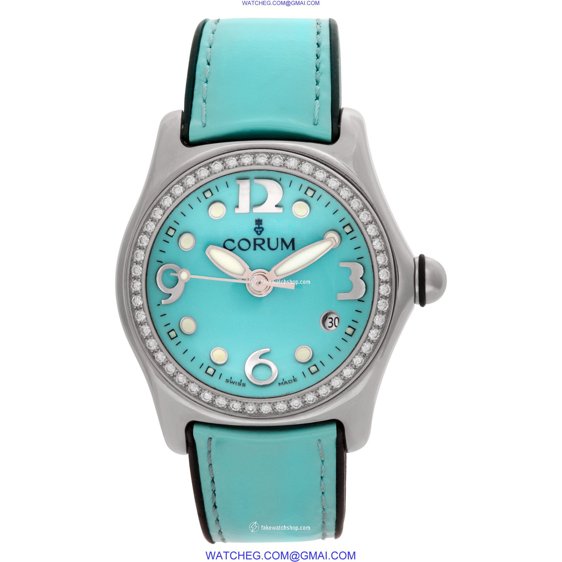 Corum 39.151.47 Bubble Quartz Female Stainless Steel 2