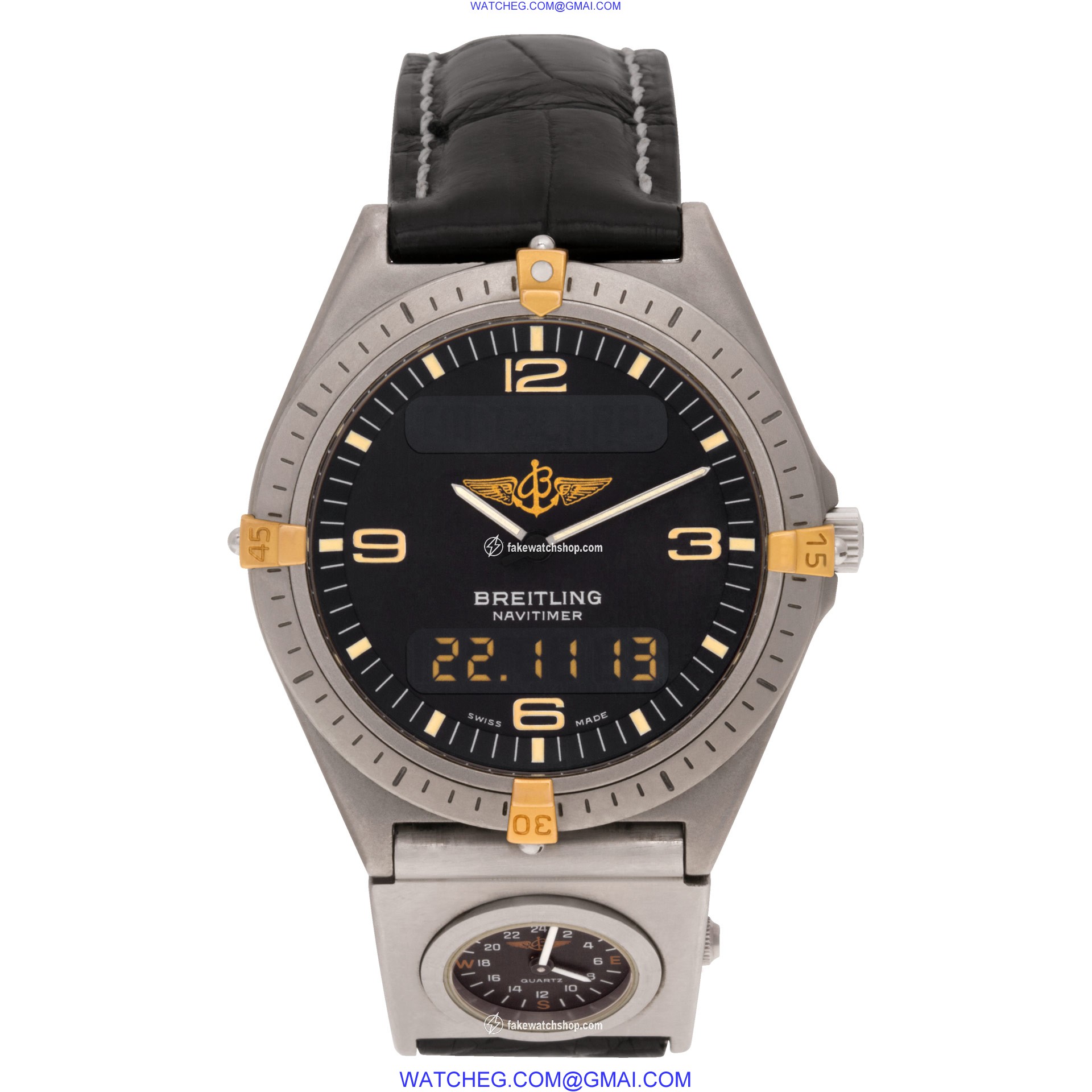 Breitling 80360 Navitimer Quartz Male Stainless Steel 2