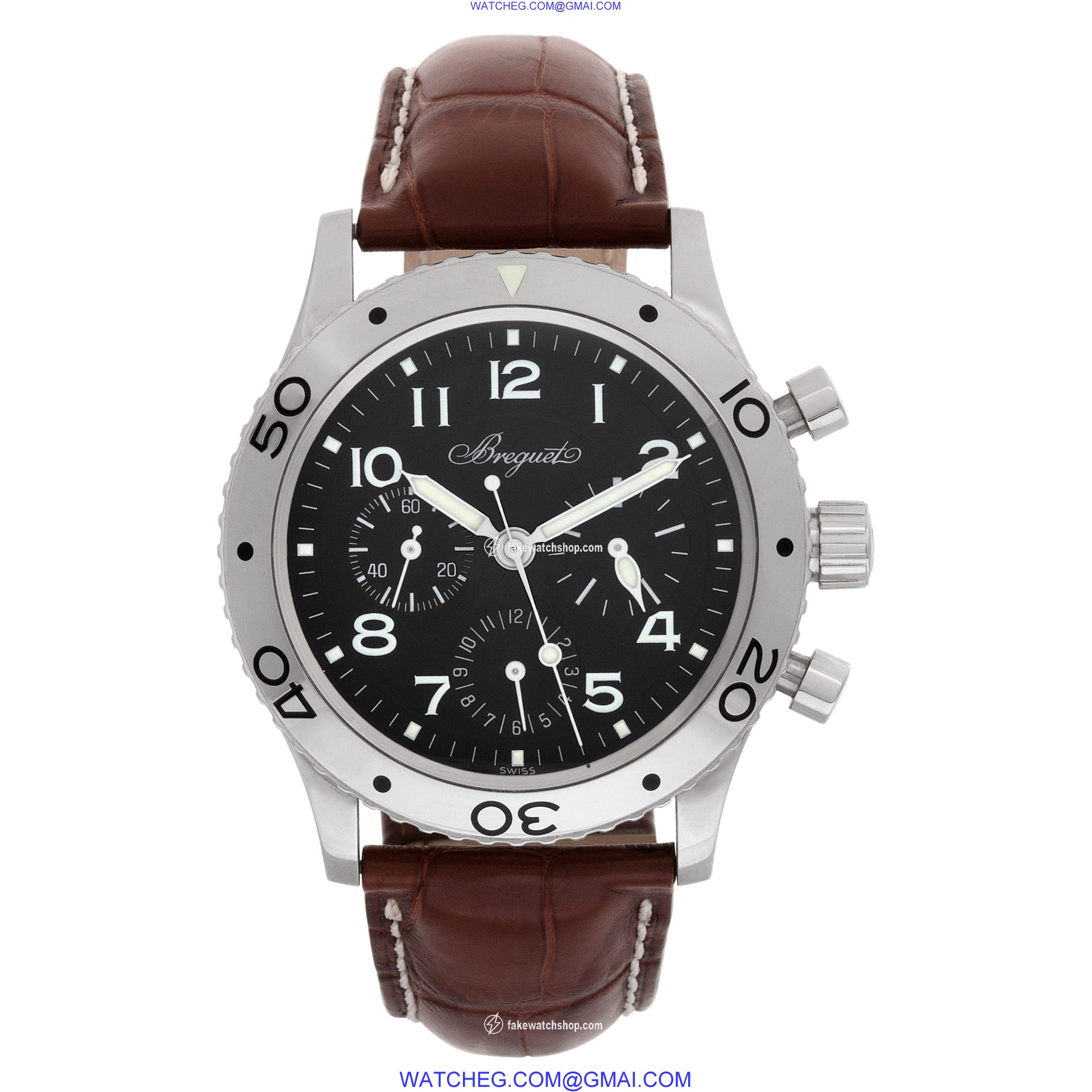 Breguet 3800 ST.929 W6 Aeronavale Automatic Male Stainless Steel 2