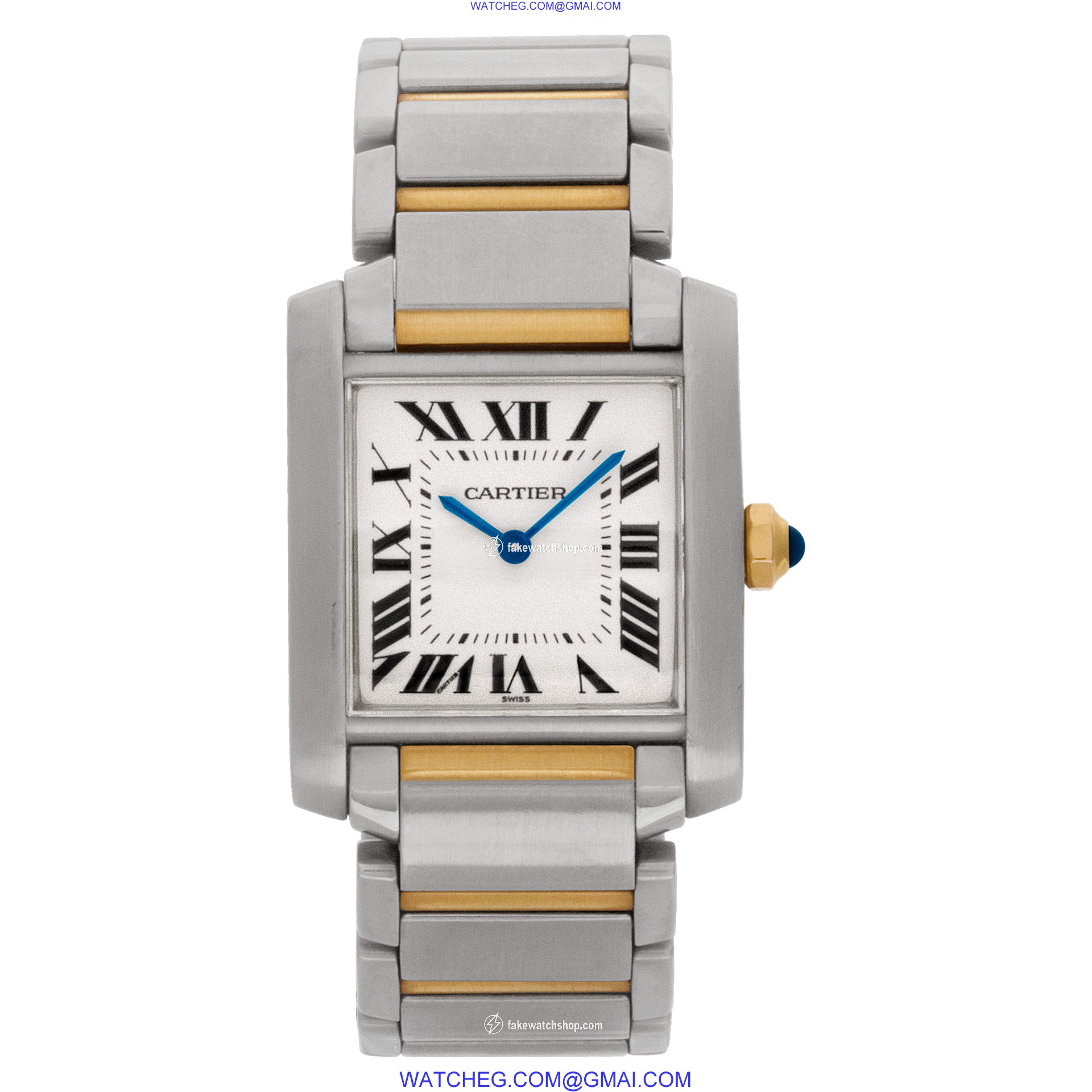 Cartier W2TA0003 Tank Francaise Quartz Female Stainless Steel 2