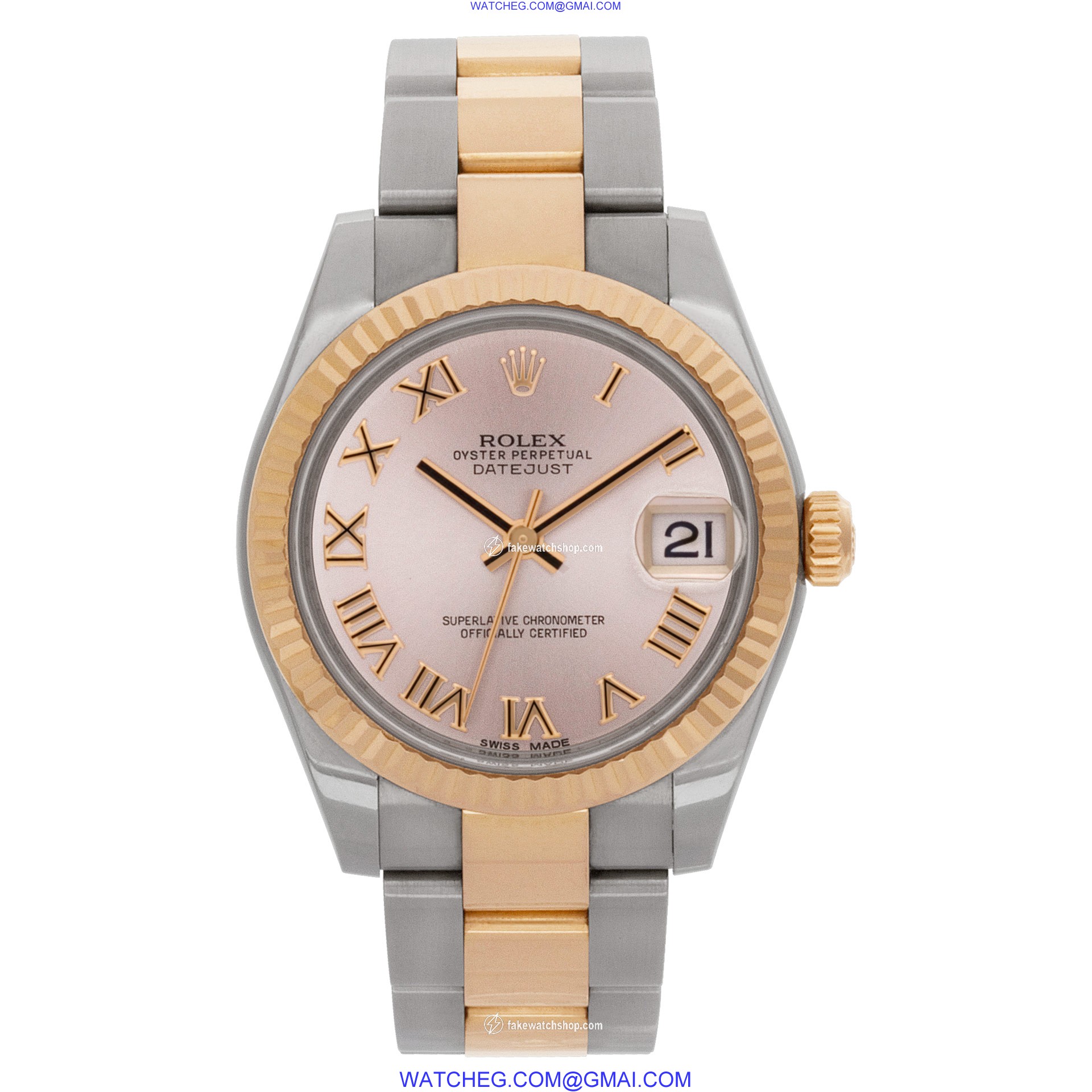 Rolex 178271 Datejust Automatic Female 18k rose gold & stainless steel 2