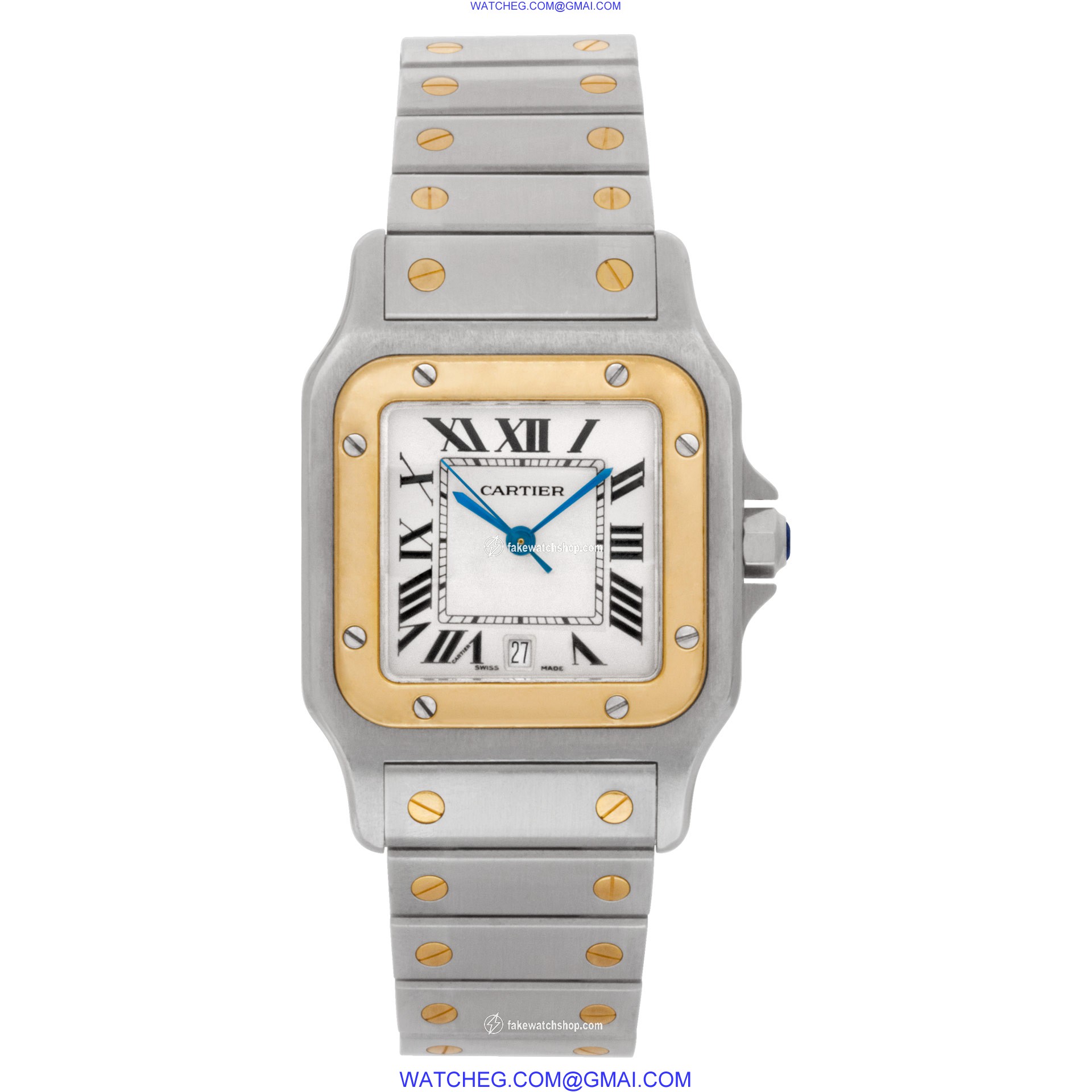 Cartier w20011c4 Santos Quartz Male Stainless Steel 2