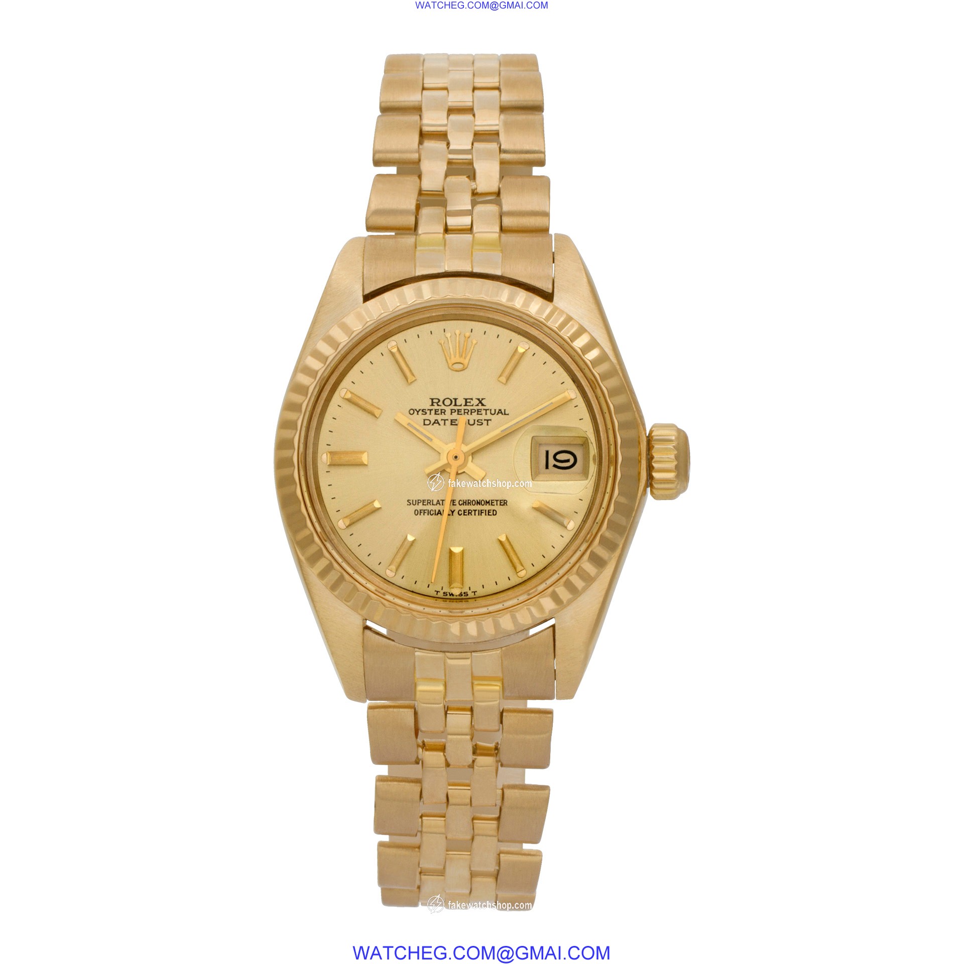 Rolex 6917 Datejust Automatic Female 18k yellow gold 2