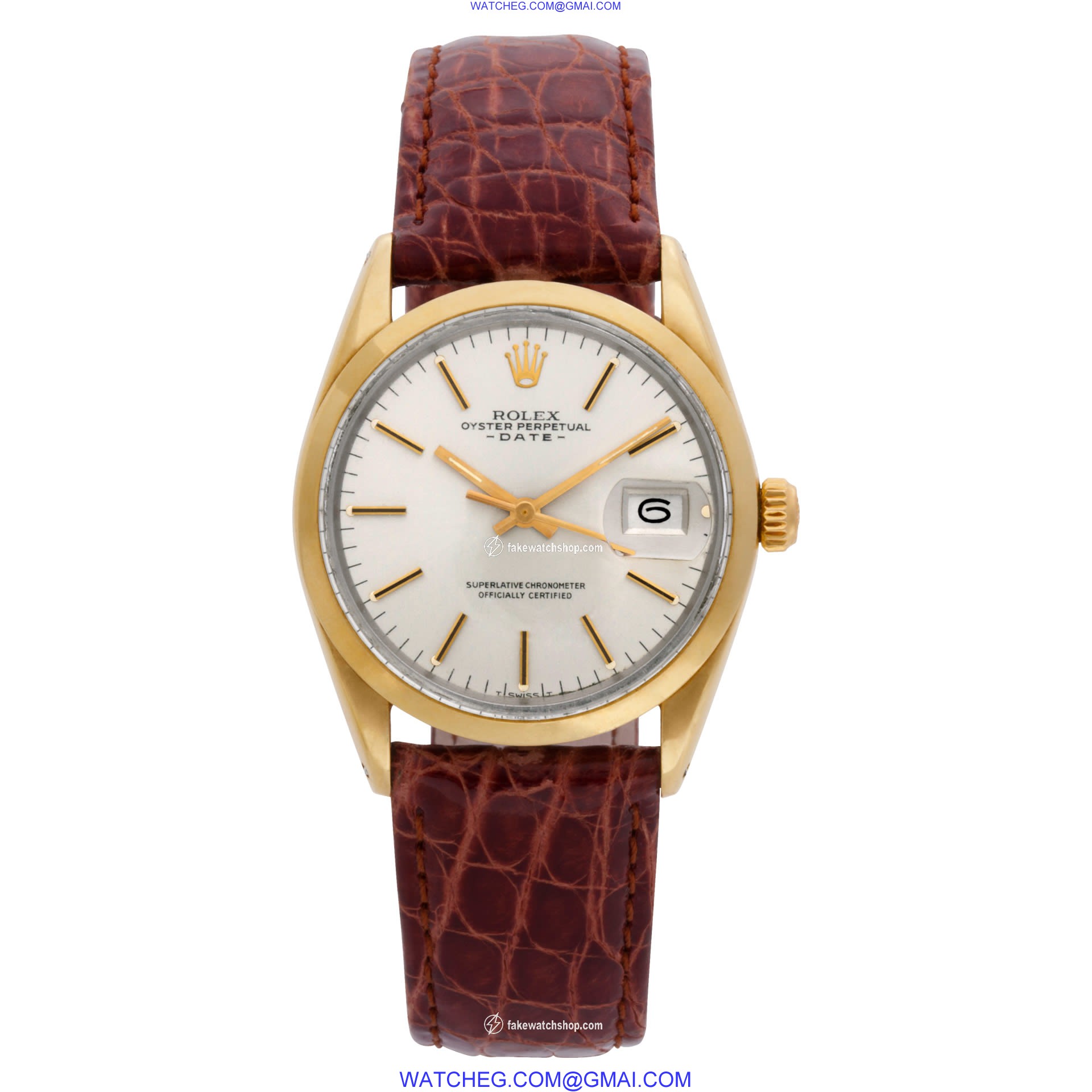 Rolex 1550 Date Automatic Unisex gold capped & stainless steel 2