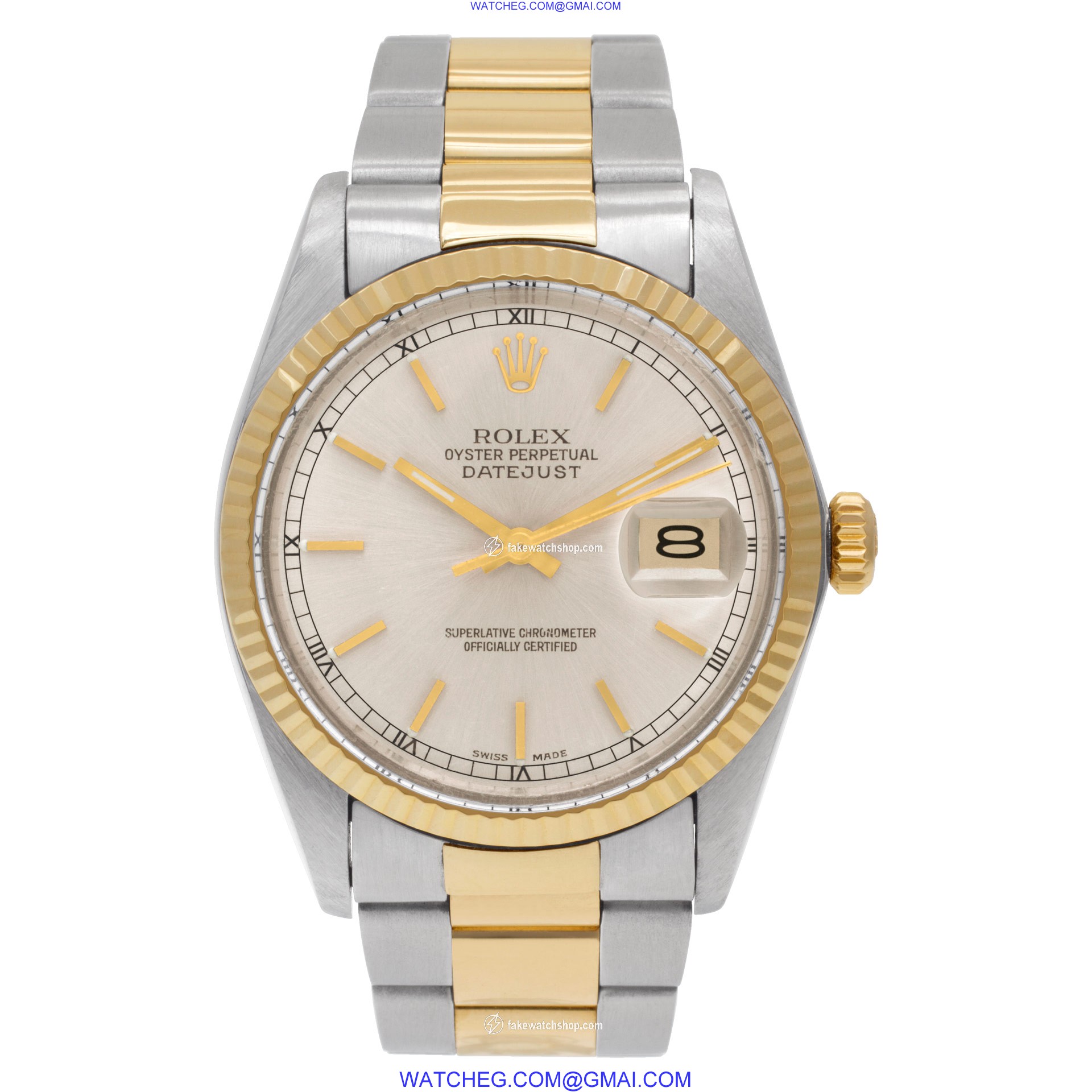Rolex 16000 Datejust Automatic Male 18k gold & Stainless Steel 2
