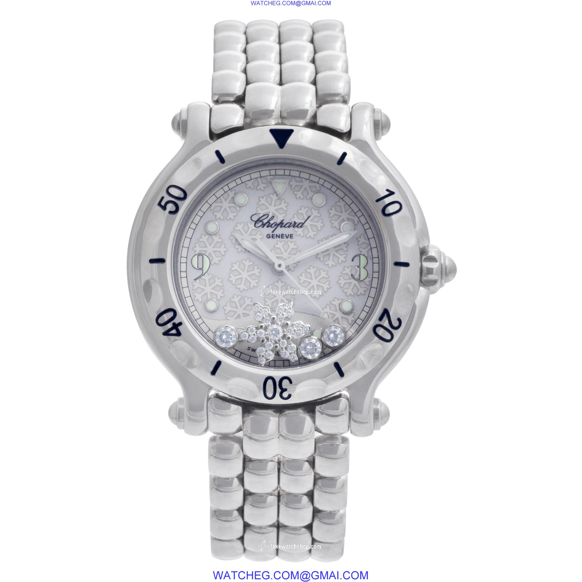 Chopard 8236 Happy Sport Quartz Female Stainless Steel 2