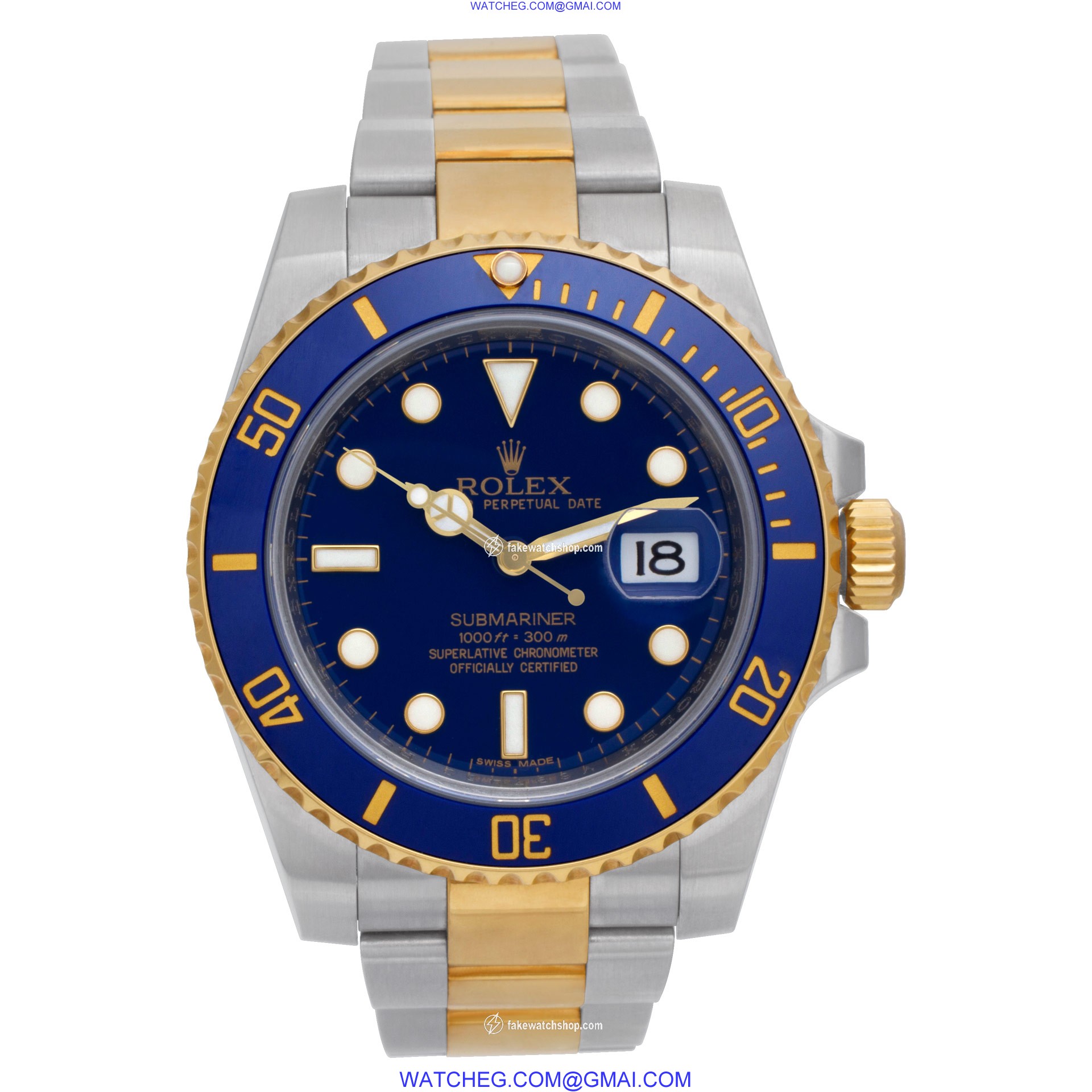 Rolex 116613 Submariner Automatic Male 18k gold & Stainless Steel 2