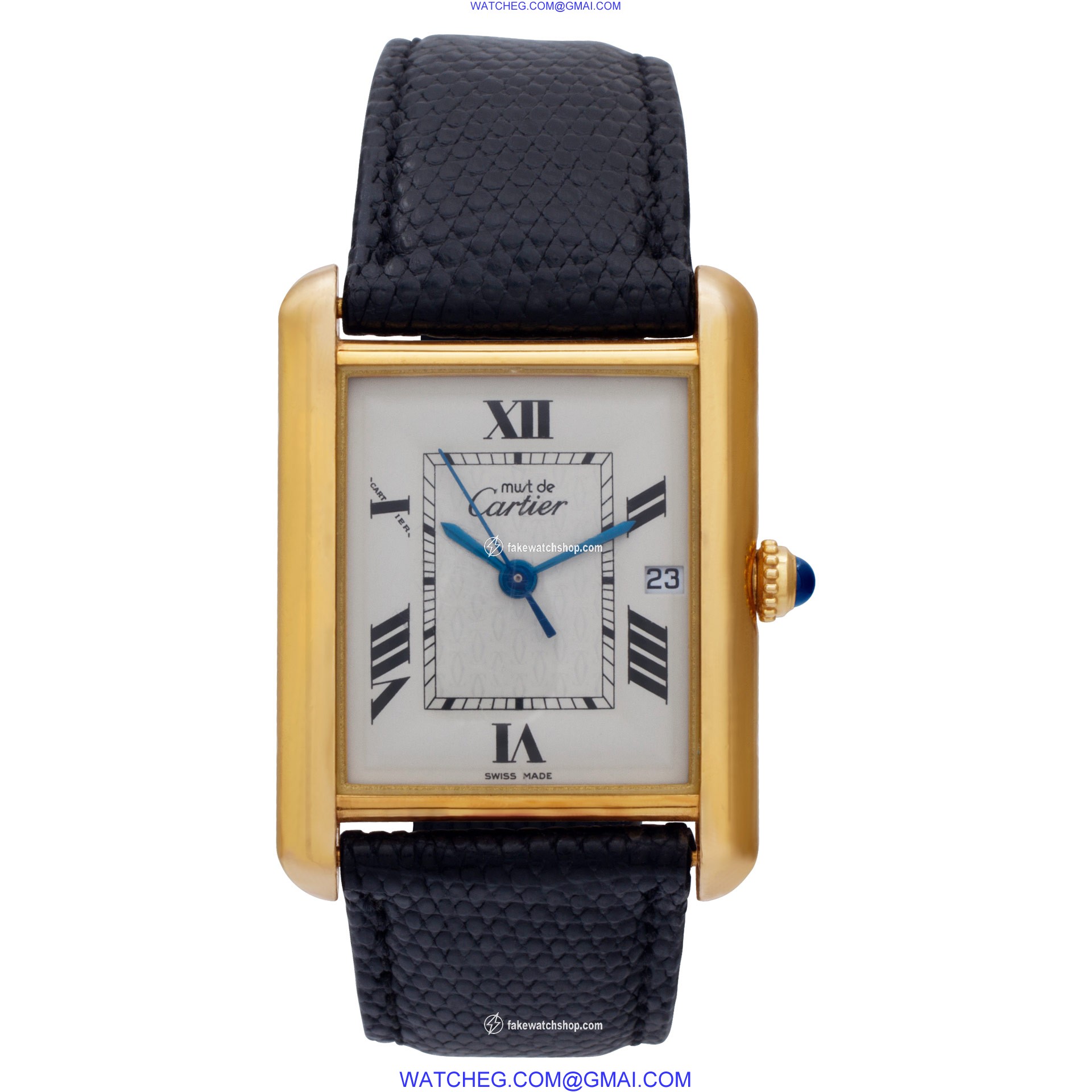 Cartier 2413 Tank Vermeil Quartz Unisex Vermeil 2