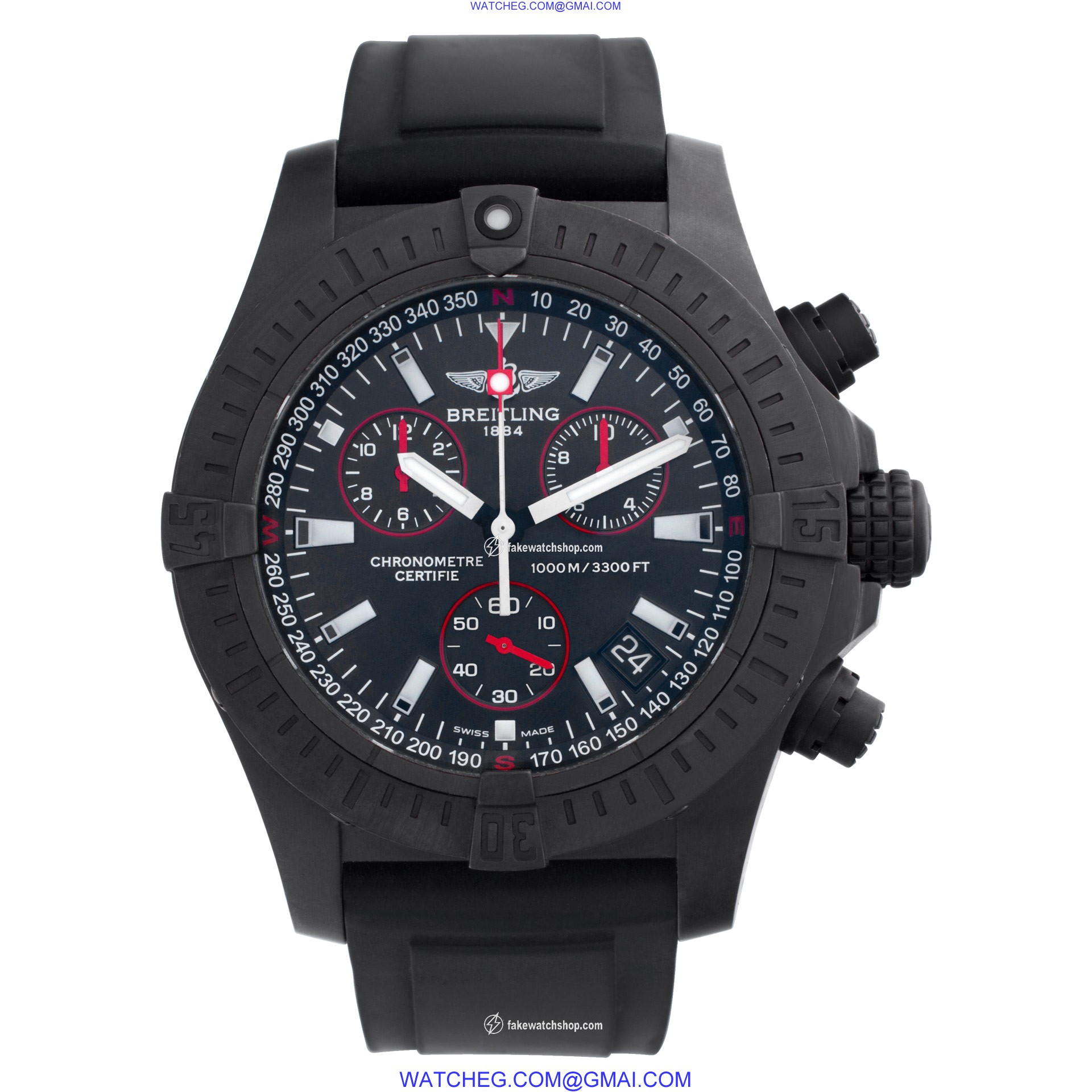 Breitling M73390 Super Avenger Quartz Male PVD steel 2