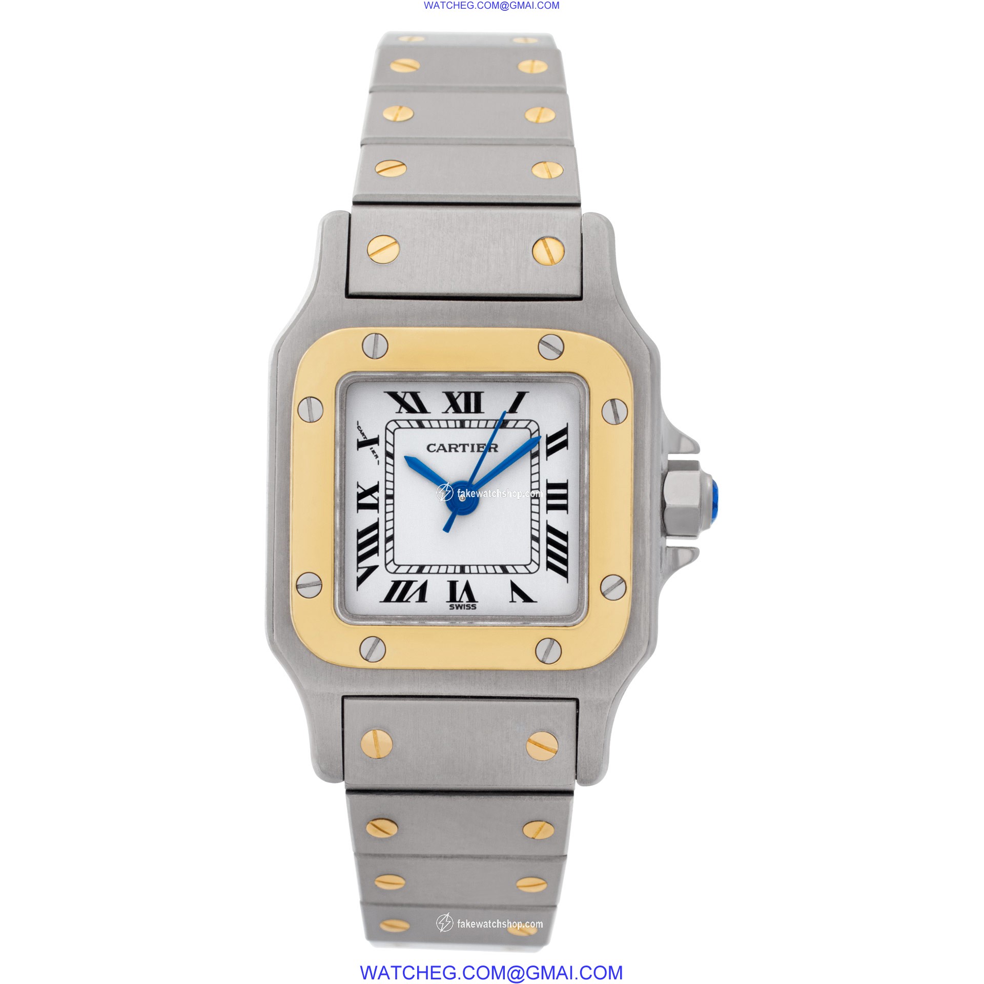 Cartier 1170902 Santos Automatic Female 18k gold & Stainless Steel 2