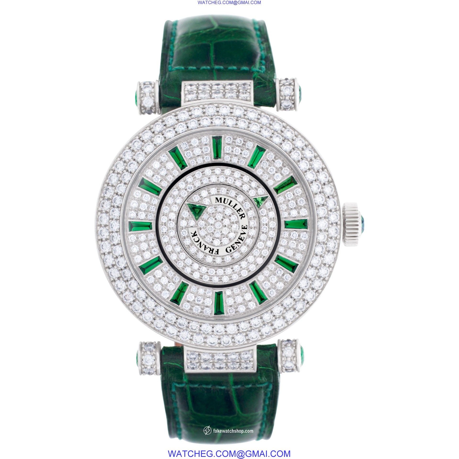 Franck Muller DM39D2RCD Double mystery Automatic Unisex 18k White Gold 2
