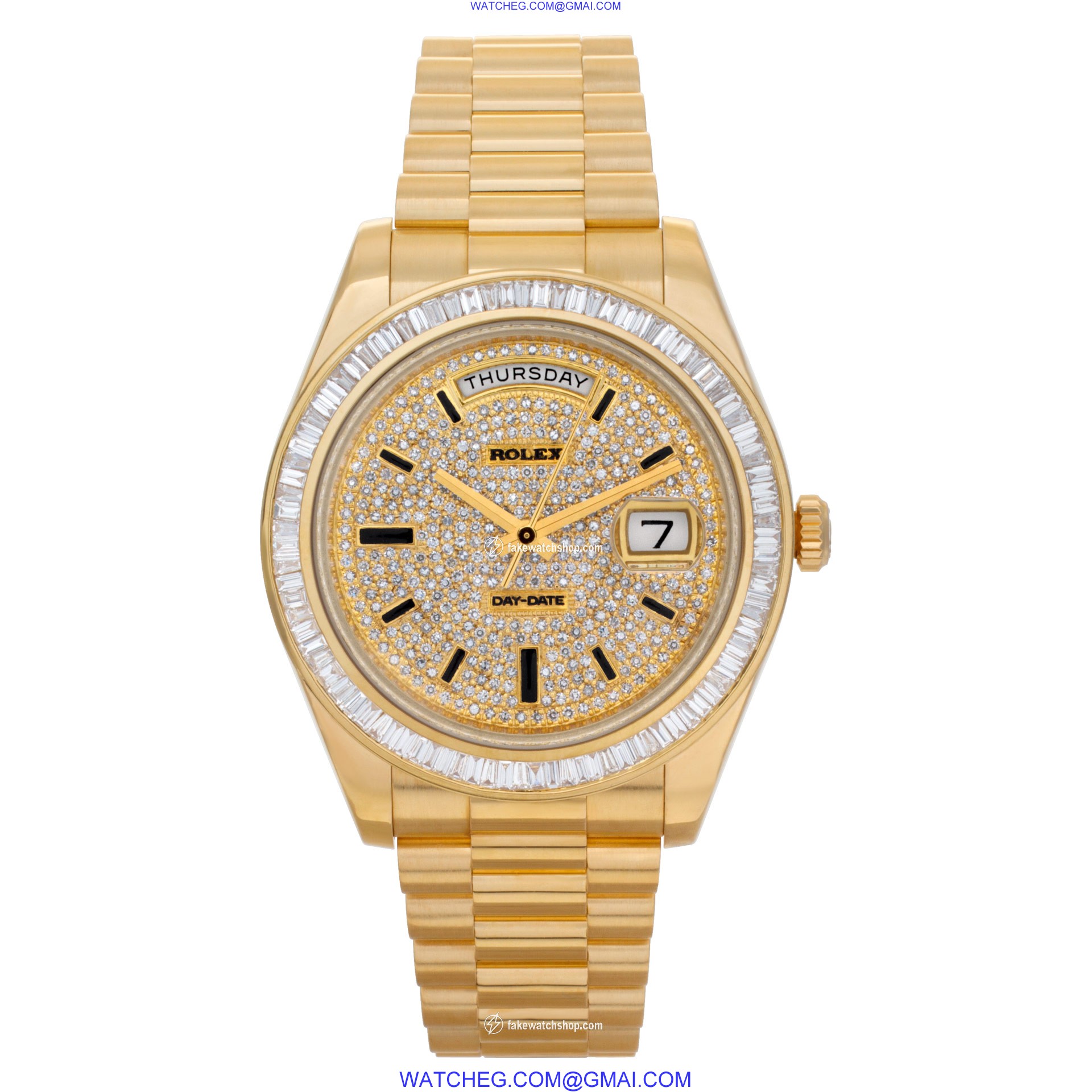 Rolex 218238 Day-Date Automatic Unisex 18k yellow gold 2