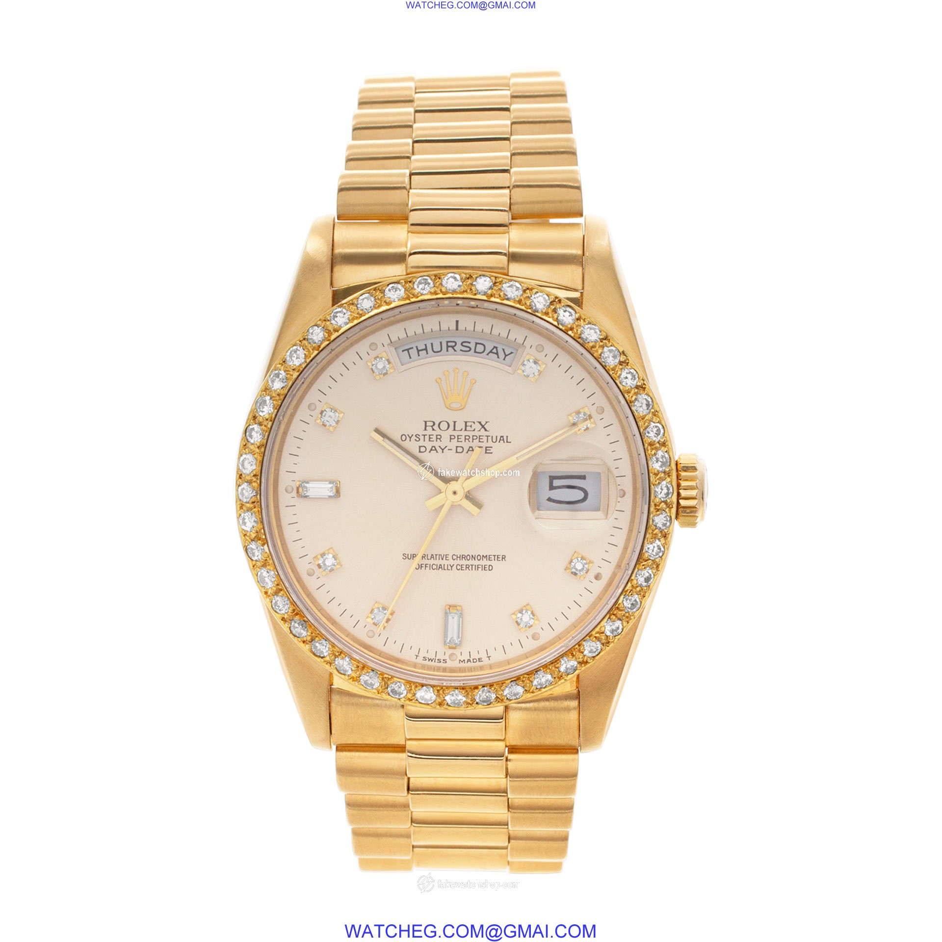 Rolex 18238 Day-Date Automatic Male 18k yellow gold 2