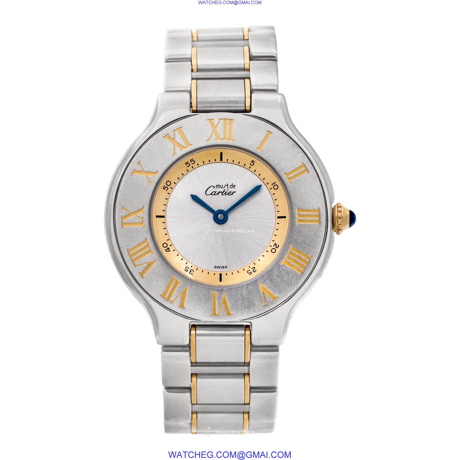 Cartier 1330 Must 21 Quartz Female Stainless Steel 2
