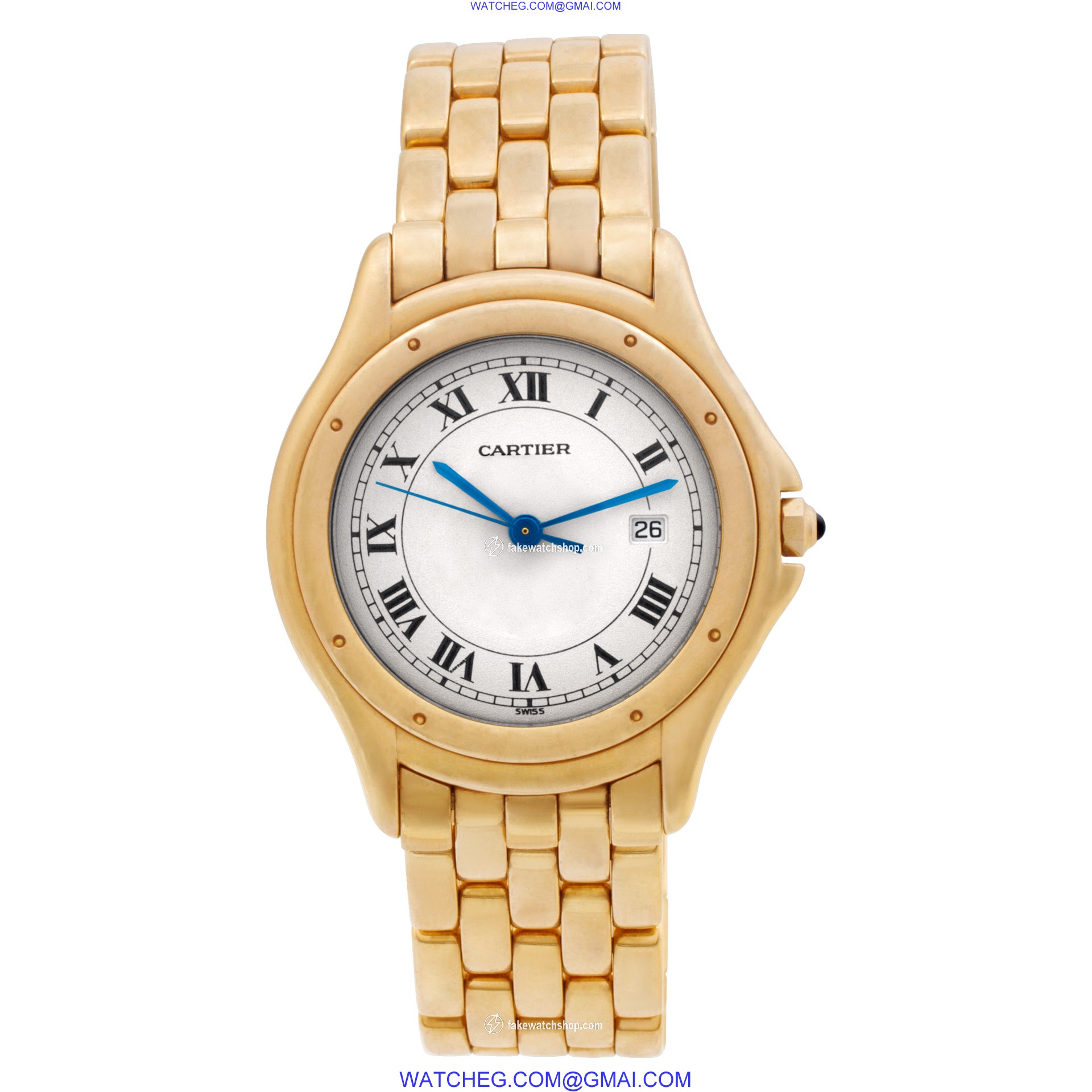 Cartier Cartier 1761 Cougar Quartz Unisex 18k yellow gold 2