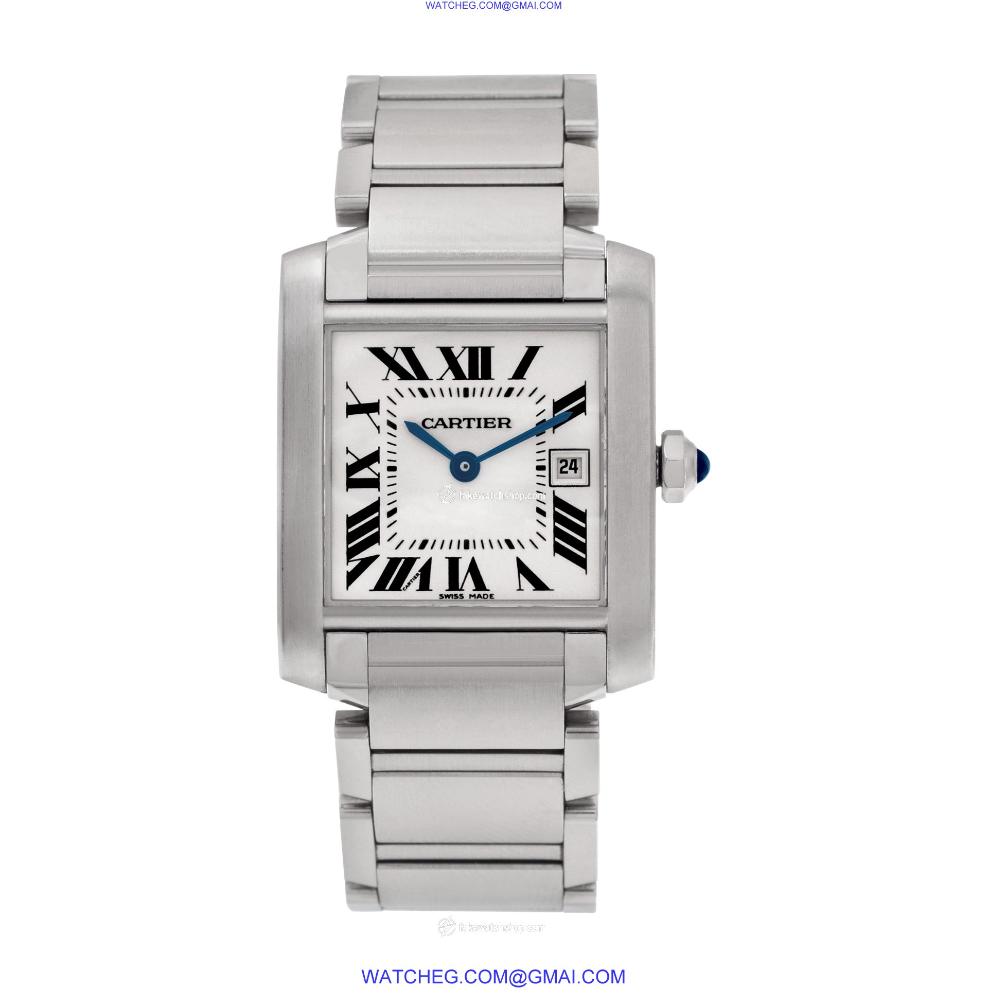 Cartier W51011Q3 Tank Francaise  Female Stainless Steel 2