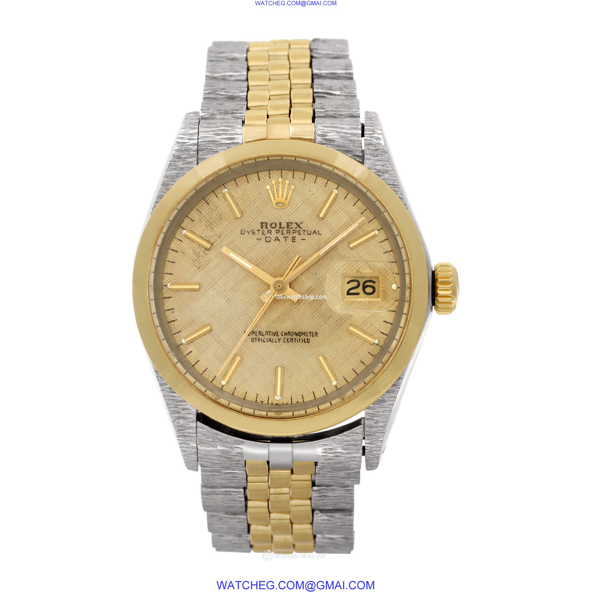 Rolex 1500 Date Automatic Male 14k gold & Stainless Steel 2