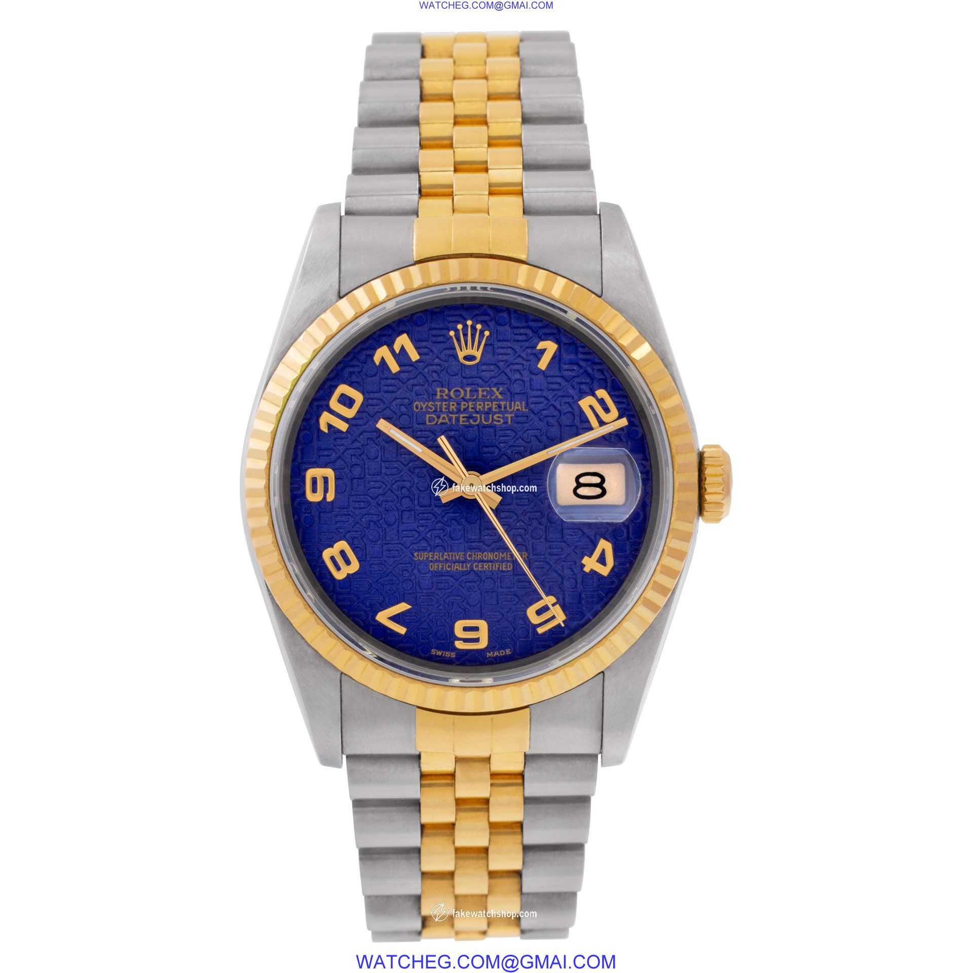 Rolex 16233 Datejust Automatic Unisex 18k gold & Stainless Steel 2