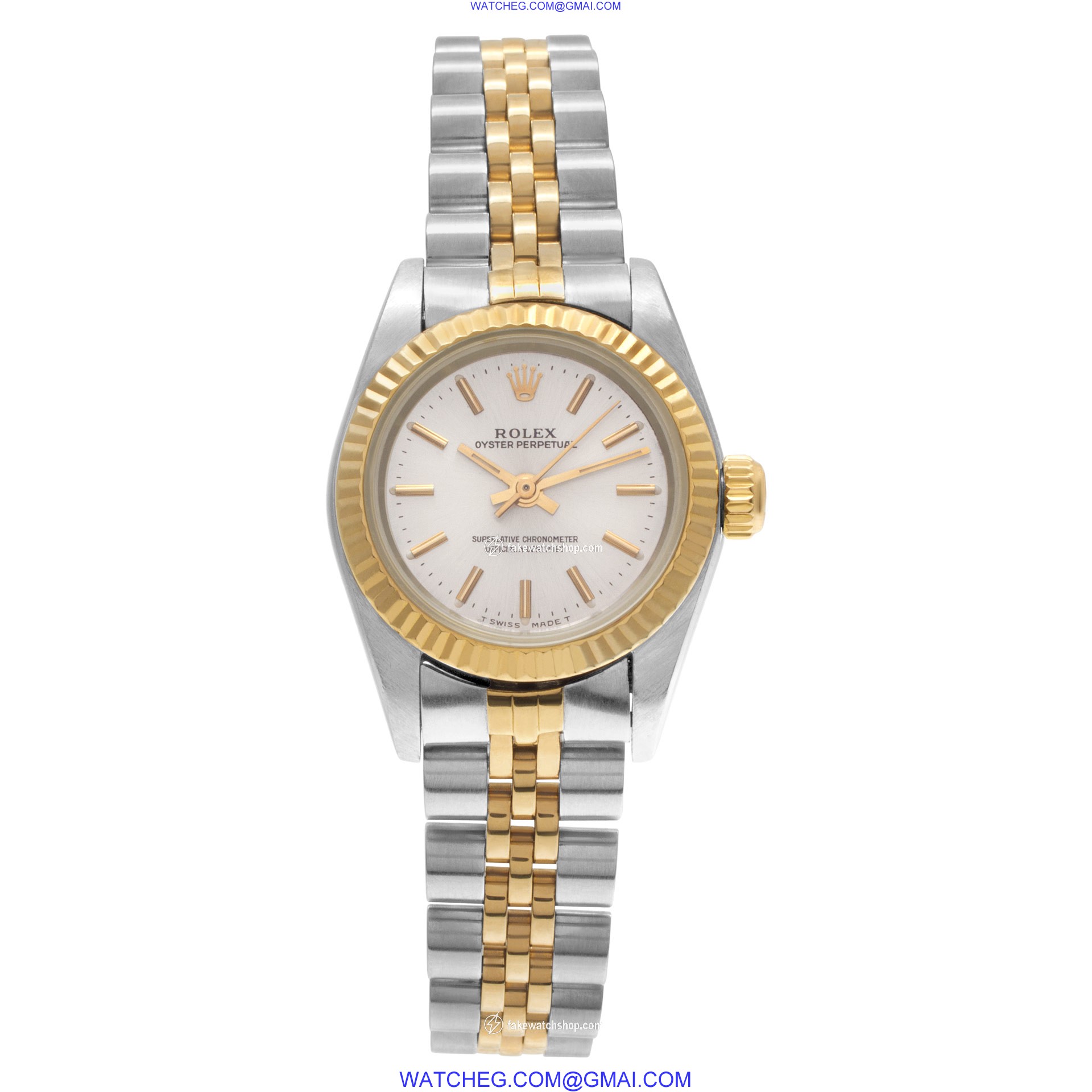 Rolex 67193 Oyster Perpetual Automatic Female 18k gold & Stainless Steel 2