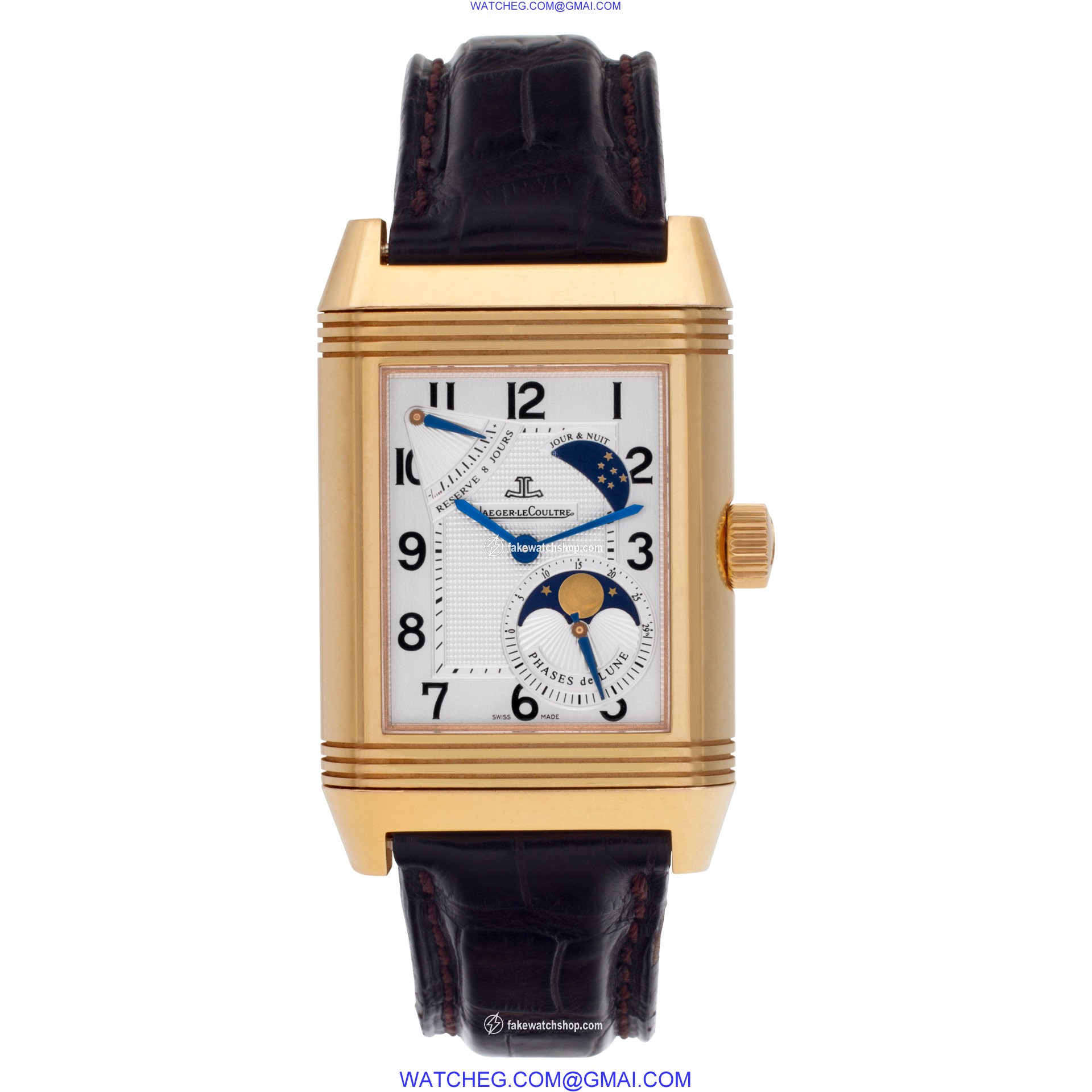 Jaeger LeCoultre Q3042420 Reverso Manual Male 18k rose gold 2