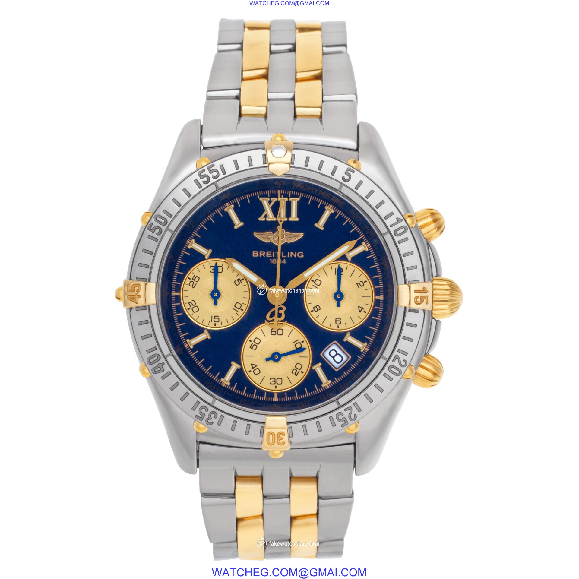 Breitling B55048 Jetstream Chronomat Quartz Female 18k gold & Stainless Steel 2