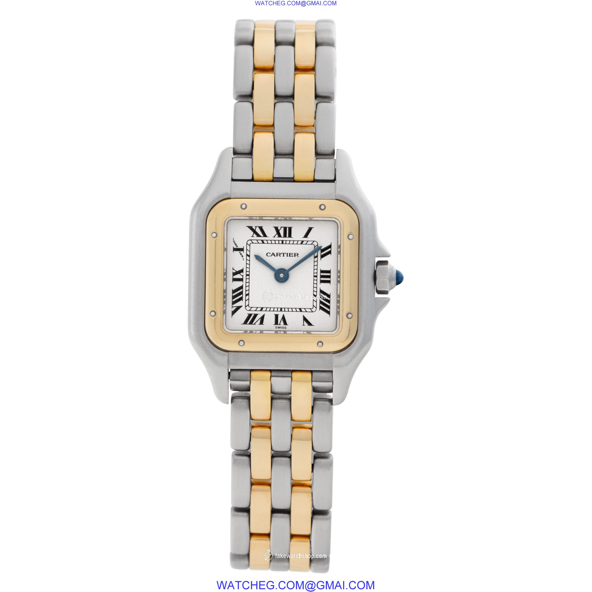 Cartier W25028B Panthere Quartz Female 18k gold & Stainless Steel 2