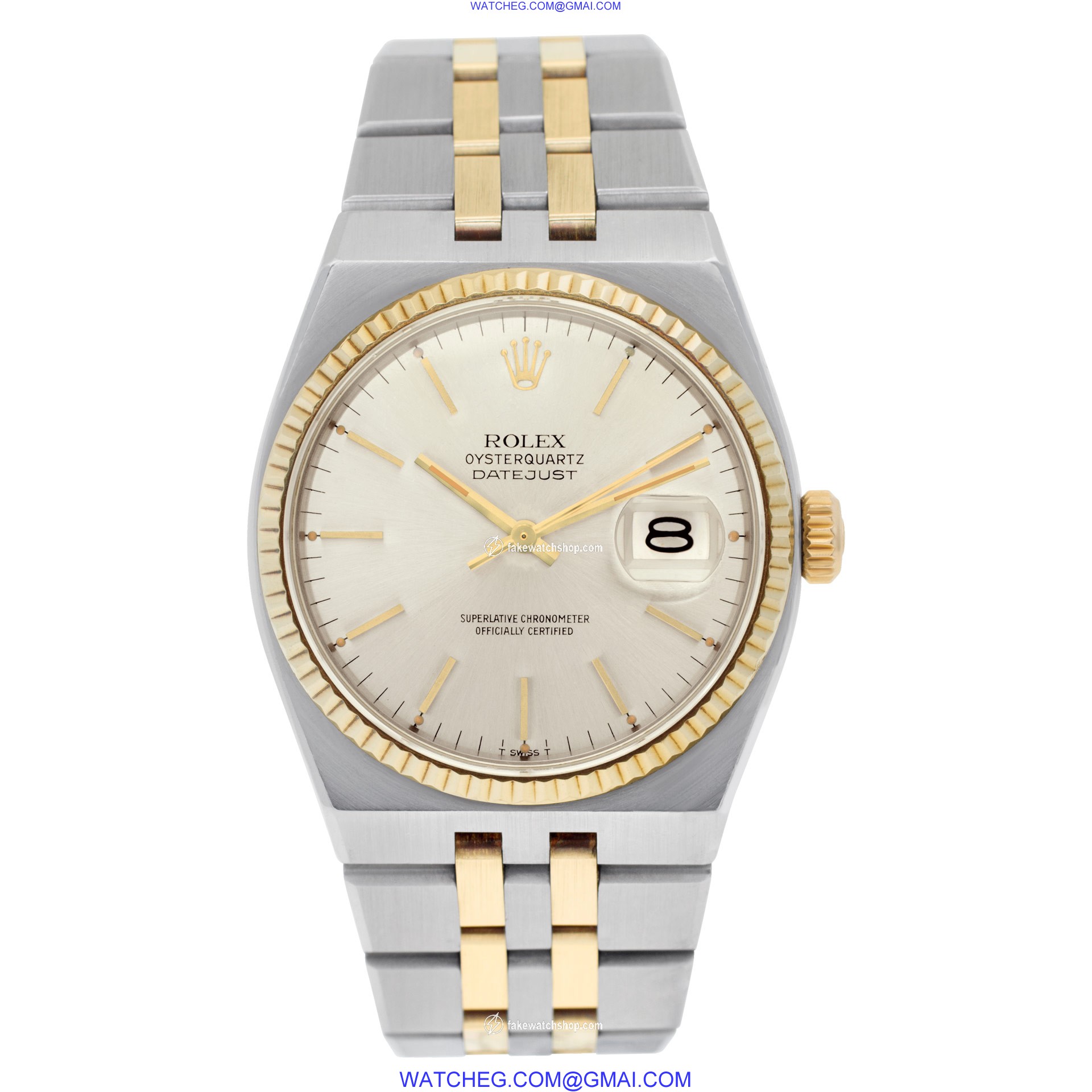 Rolex 17013 Oyster Quartz Quartz Unisex 14k gold & Stainless Steel 2
