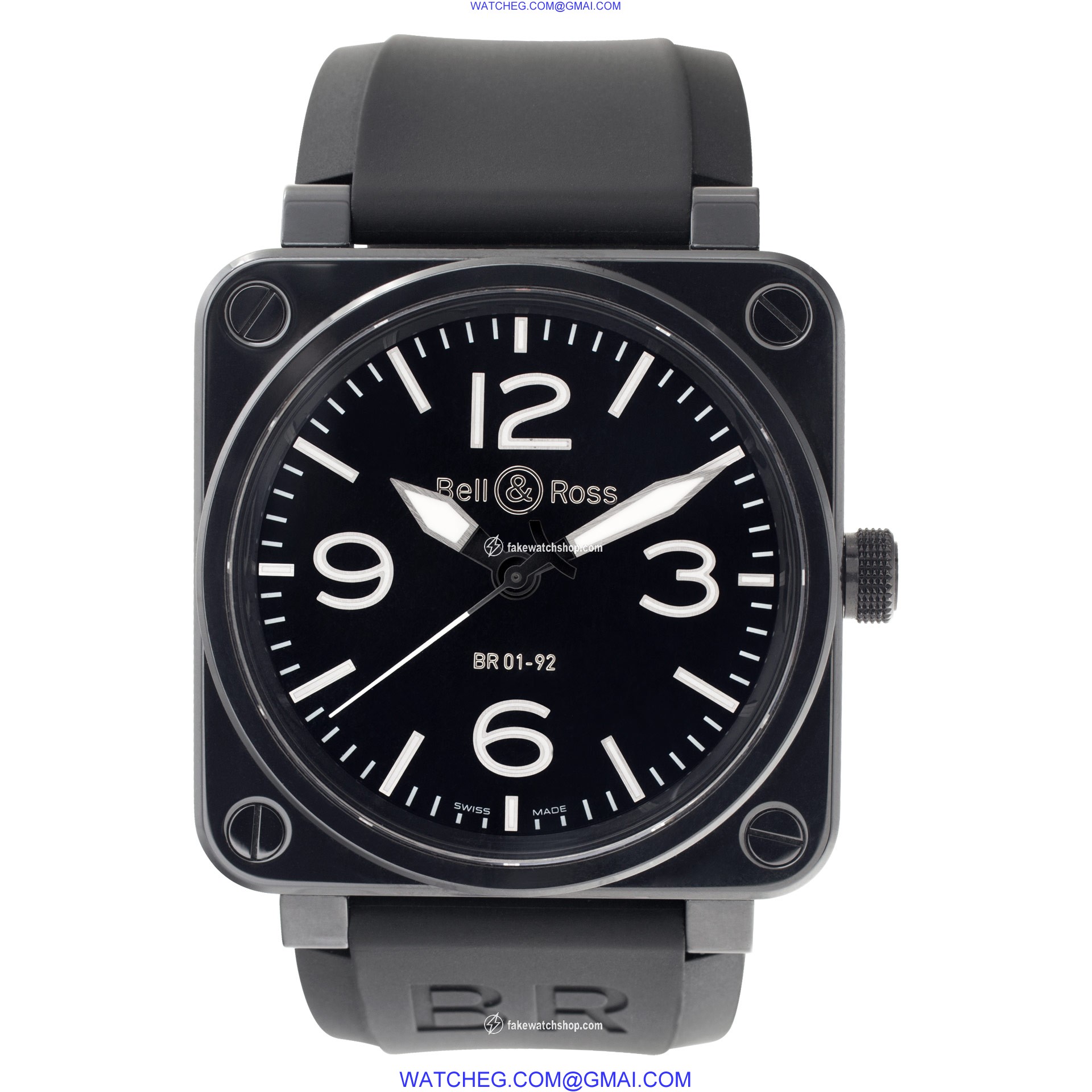 Bell & Ross BR01-92 Aviation Automatic Unisex Stainless steel & ceramic 2