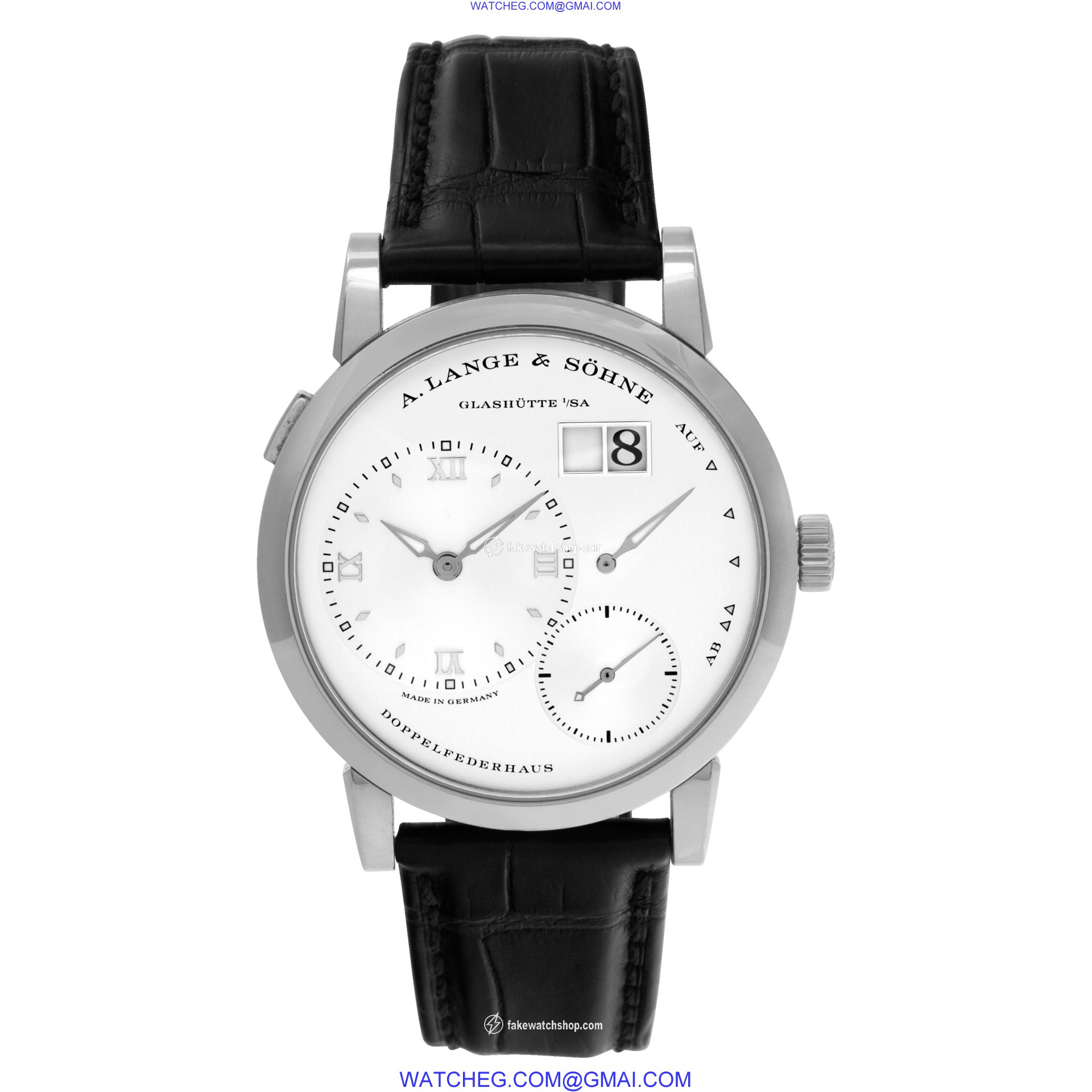 A. Lange & Sohne 191.039 Lange 1 Manual Male 18k White Gold 2