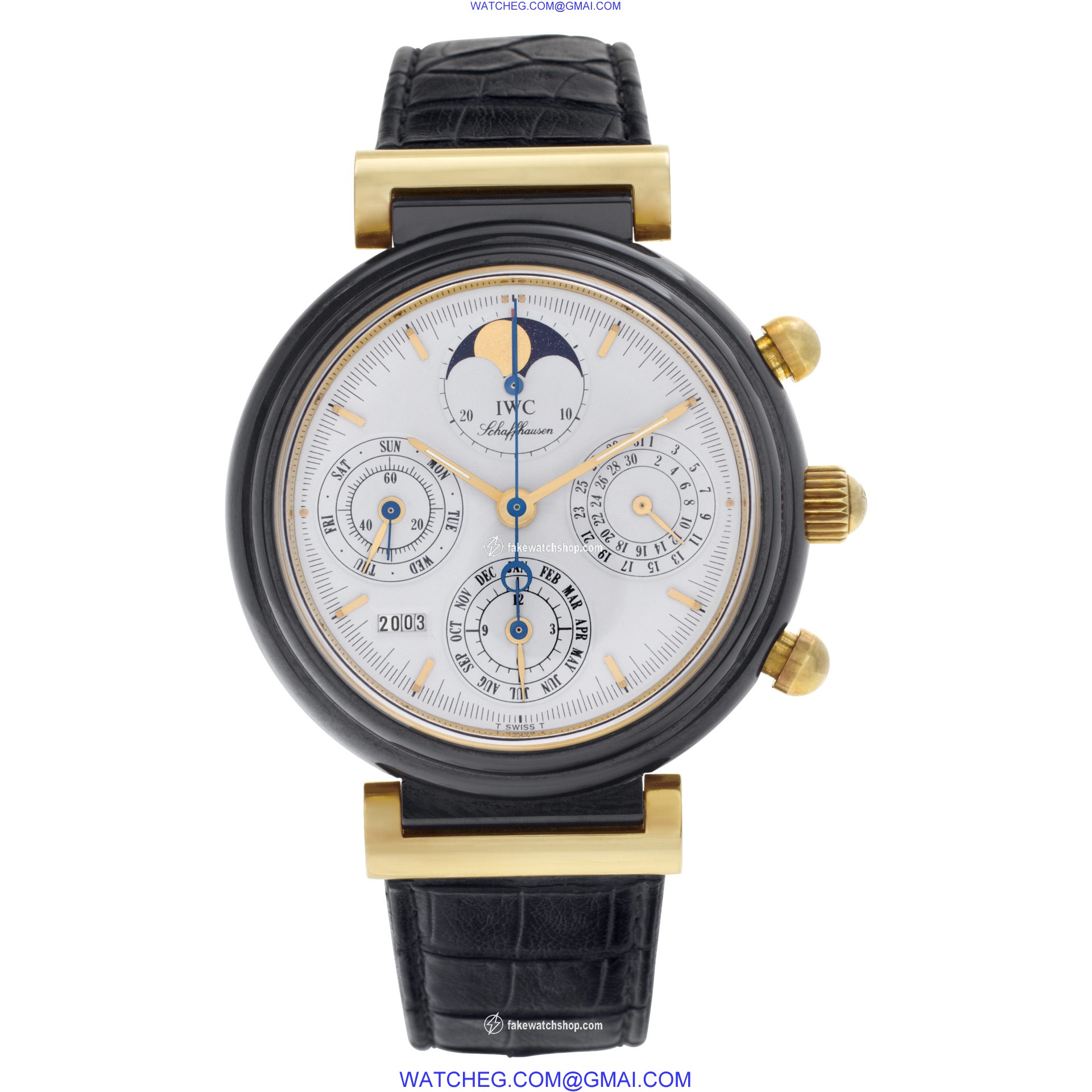 IWC IW3755-02 Da Vinci Manual Unisex 18k gold & ceramic 2