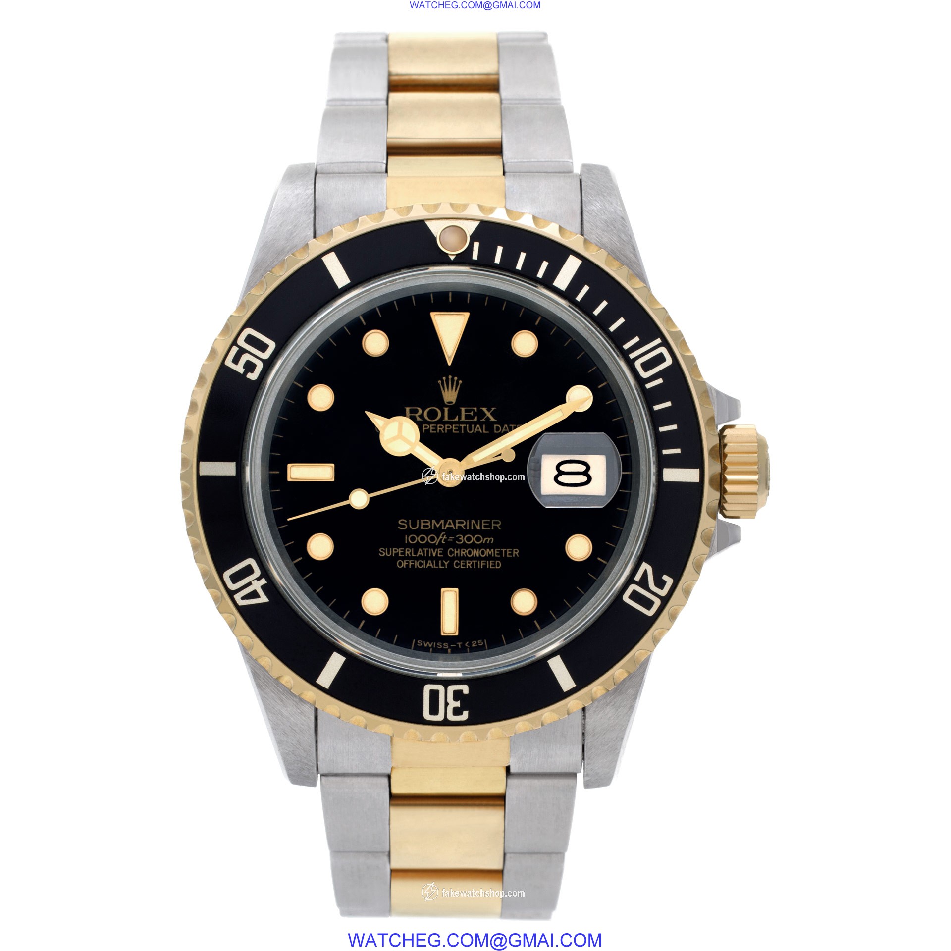Rolex 16803 Submariner Automatic Male 18k gold & Stainless Steel 2