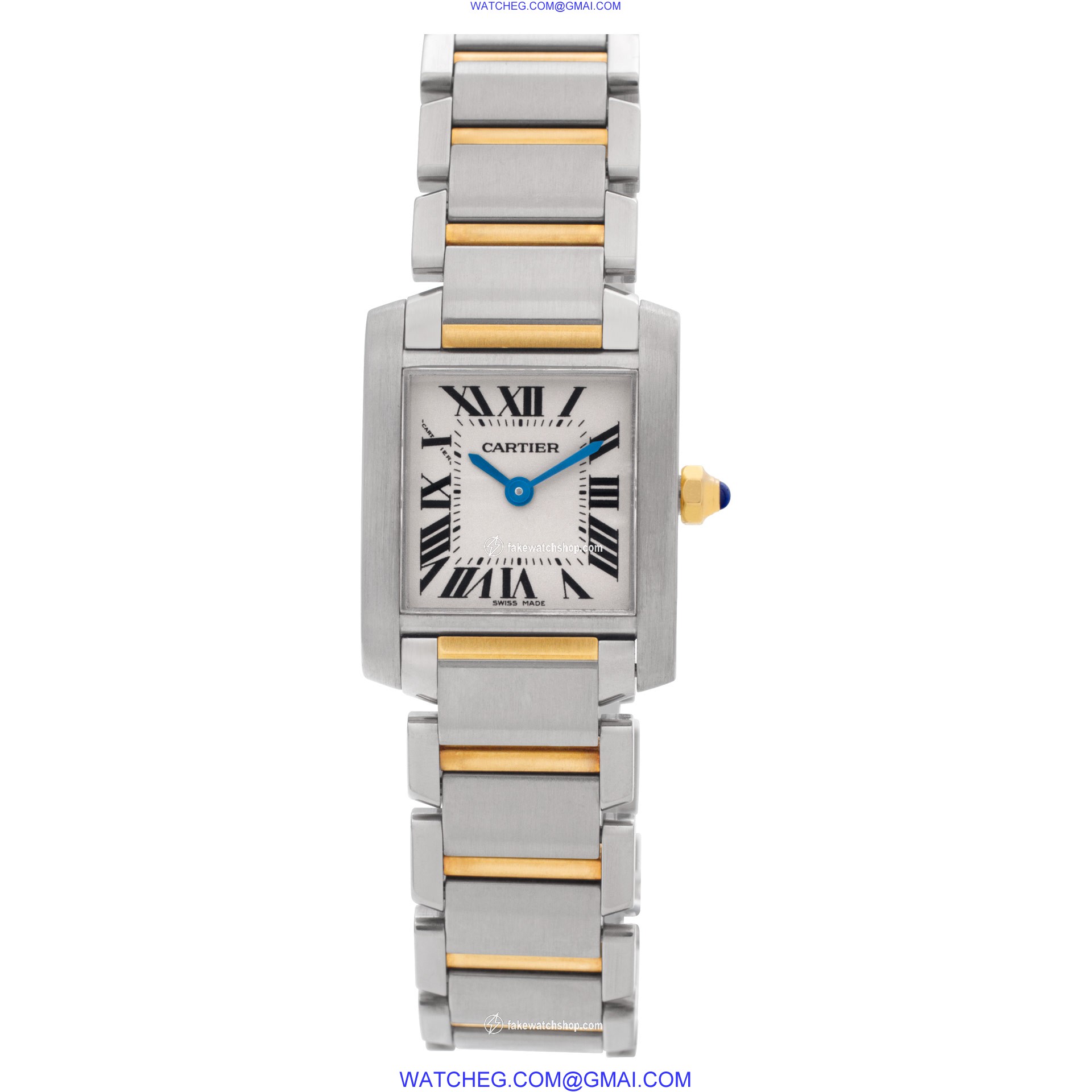 Cartier W51007Q4 Tank Francaise Quartz Female Stainless Steel 2
