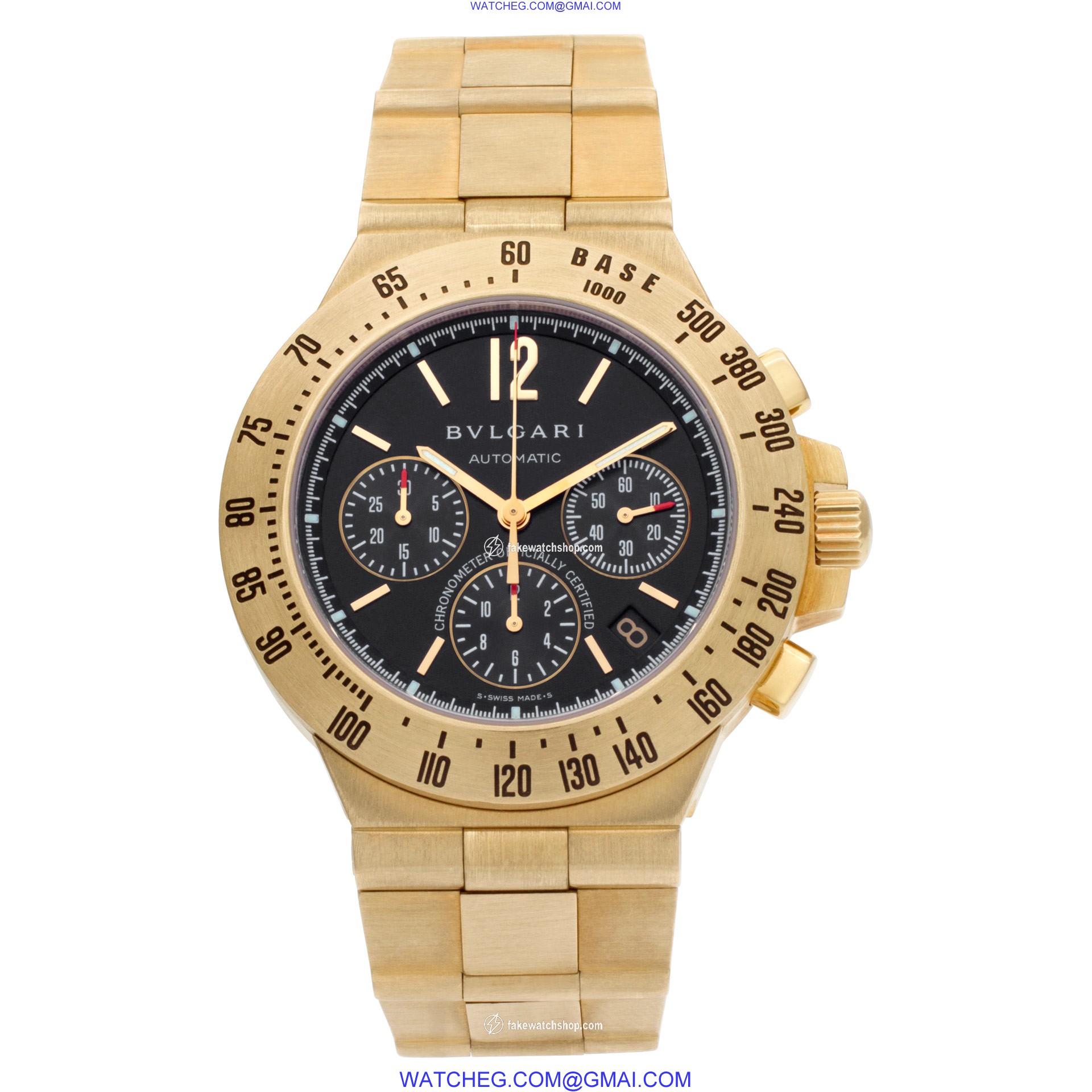 Bvlgari CH40GTA Aqua Terra Automatic Male 18k yellow gold 2