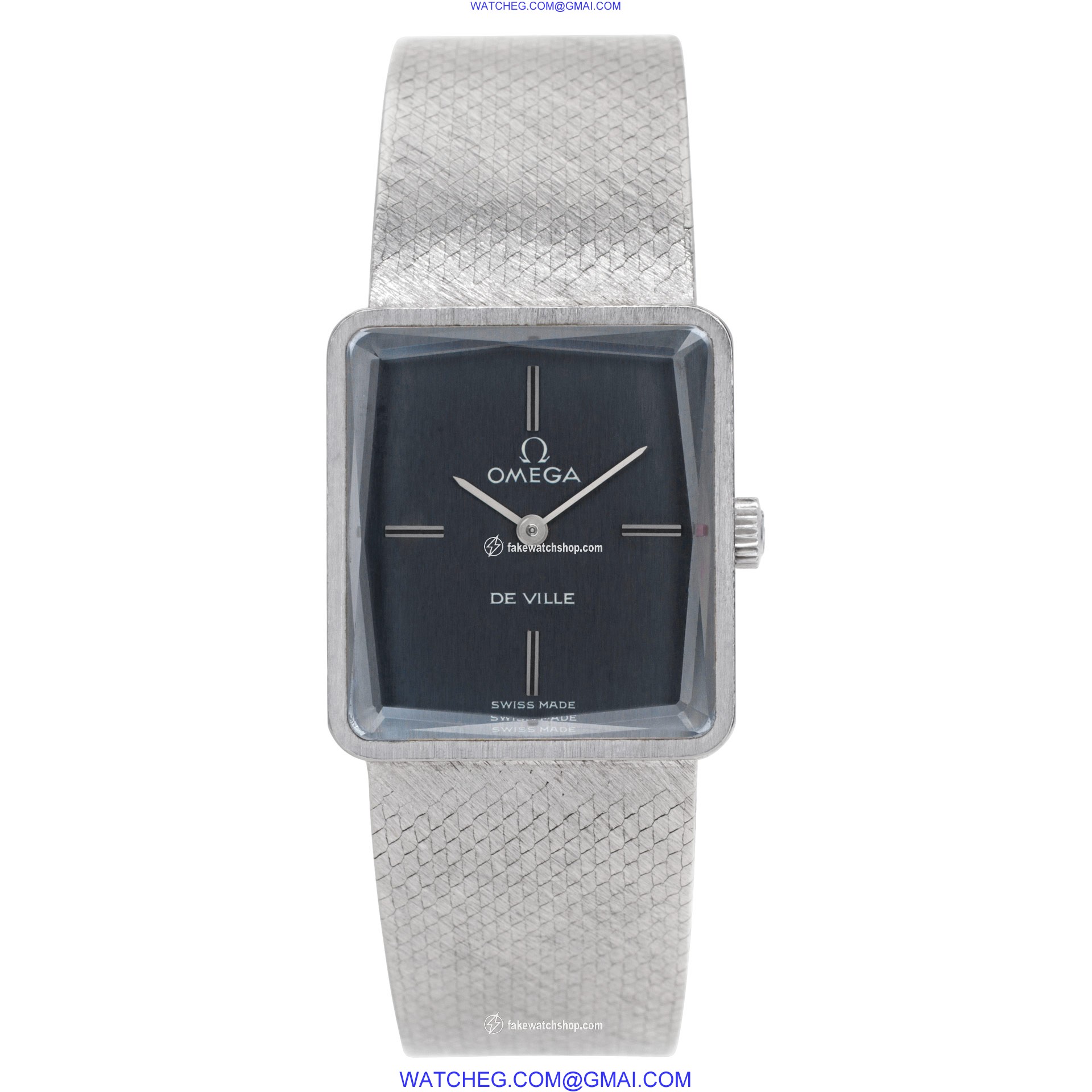 Omega 8196 De Ville Manual Unisex White Gold 2