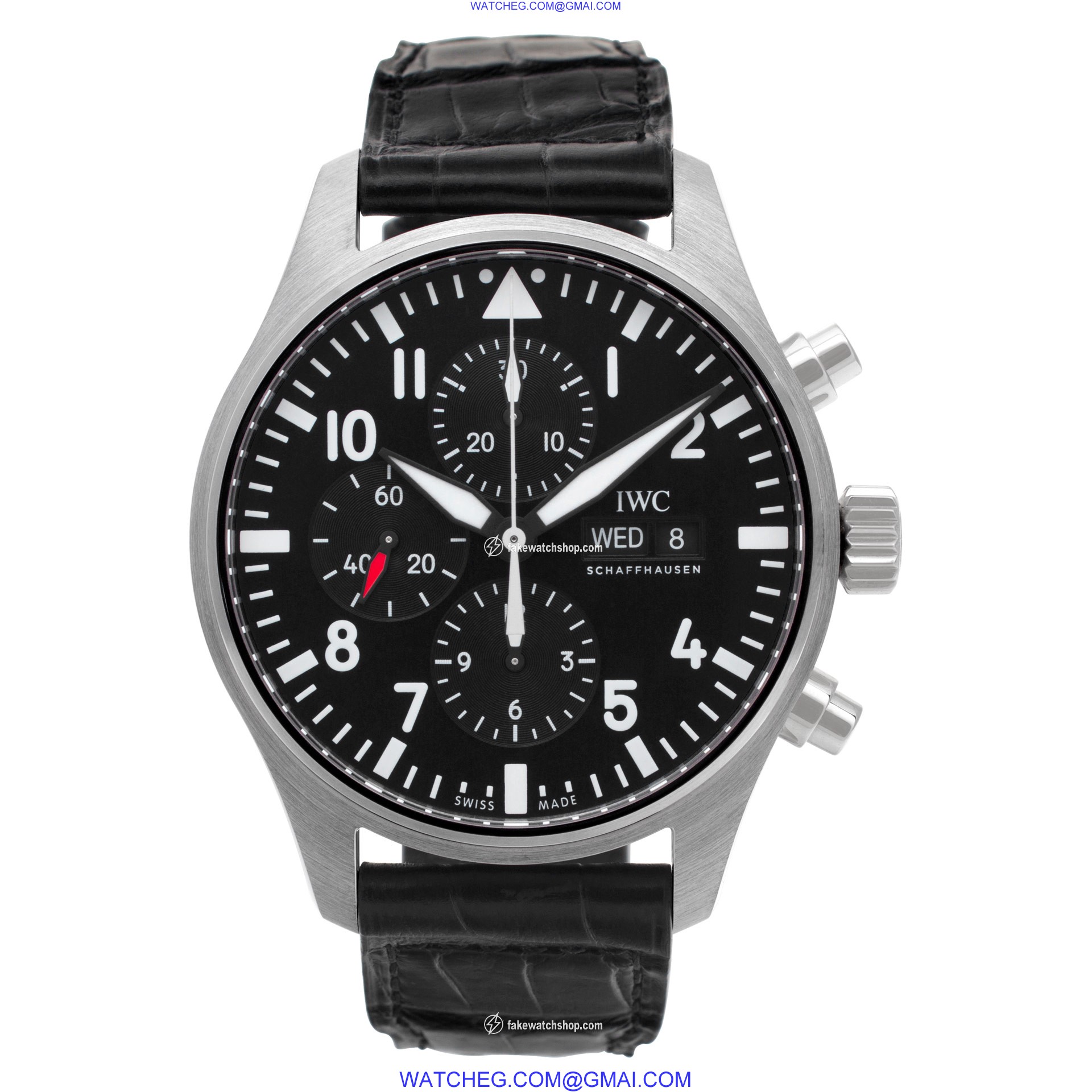 IWC iw377709 Pilots Chronograph Automatic Male Stainless Steel 2