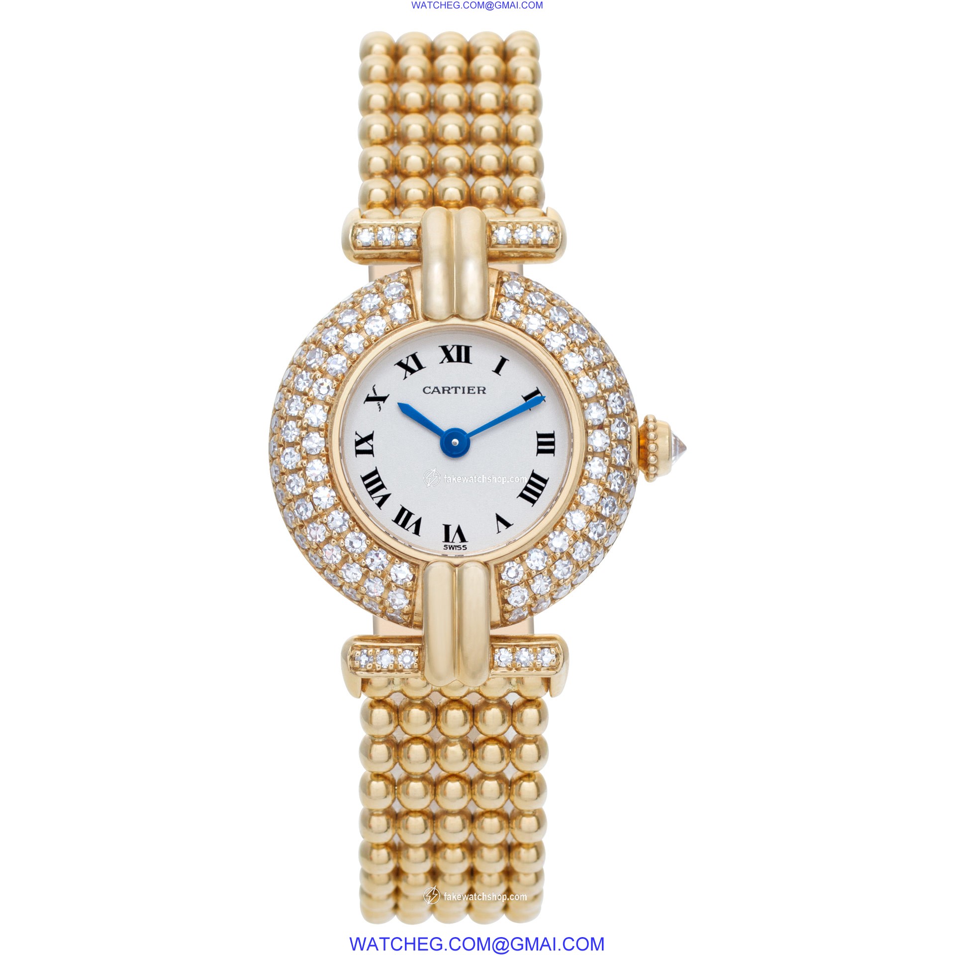 Cartier 1980 Colisee Quartz Female 18k yellow gold 2