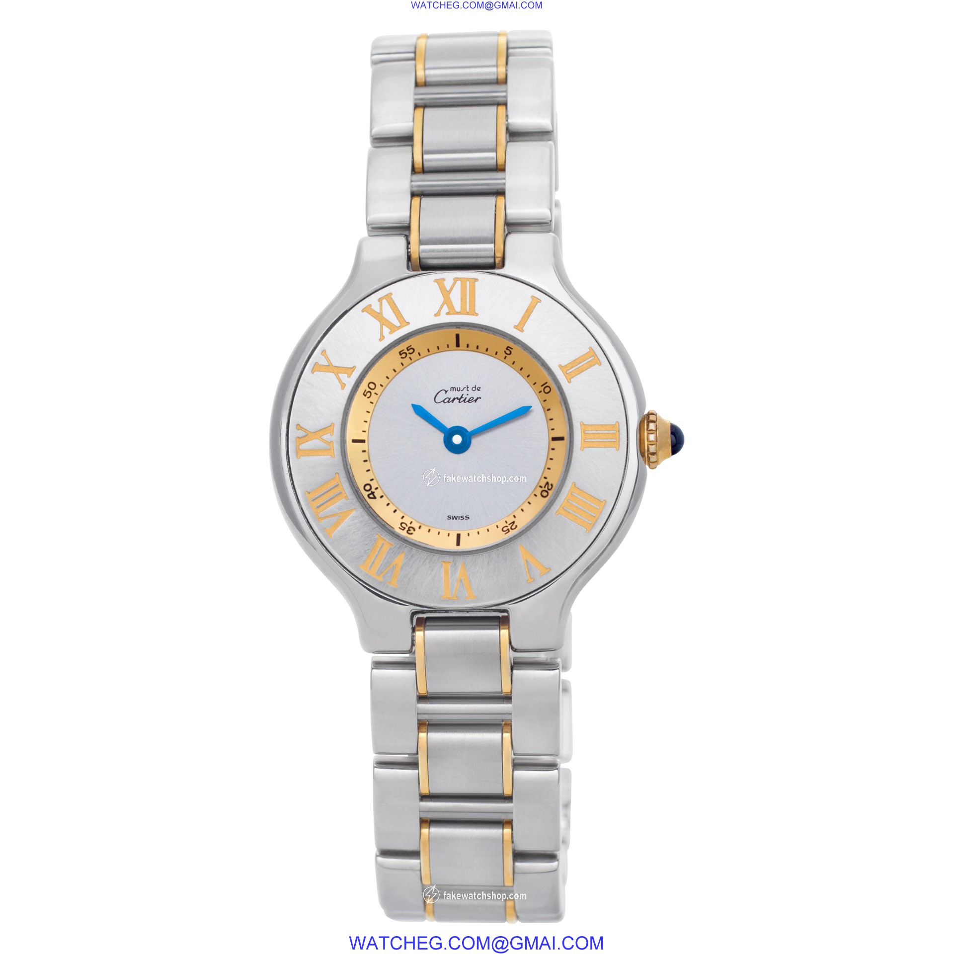 Cartier 1340 Must de Quartz Male Stainless Steel 2