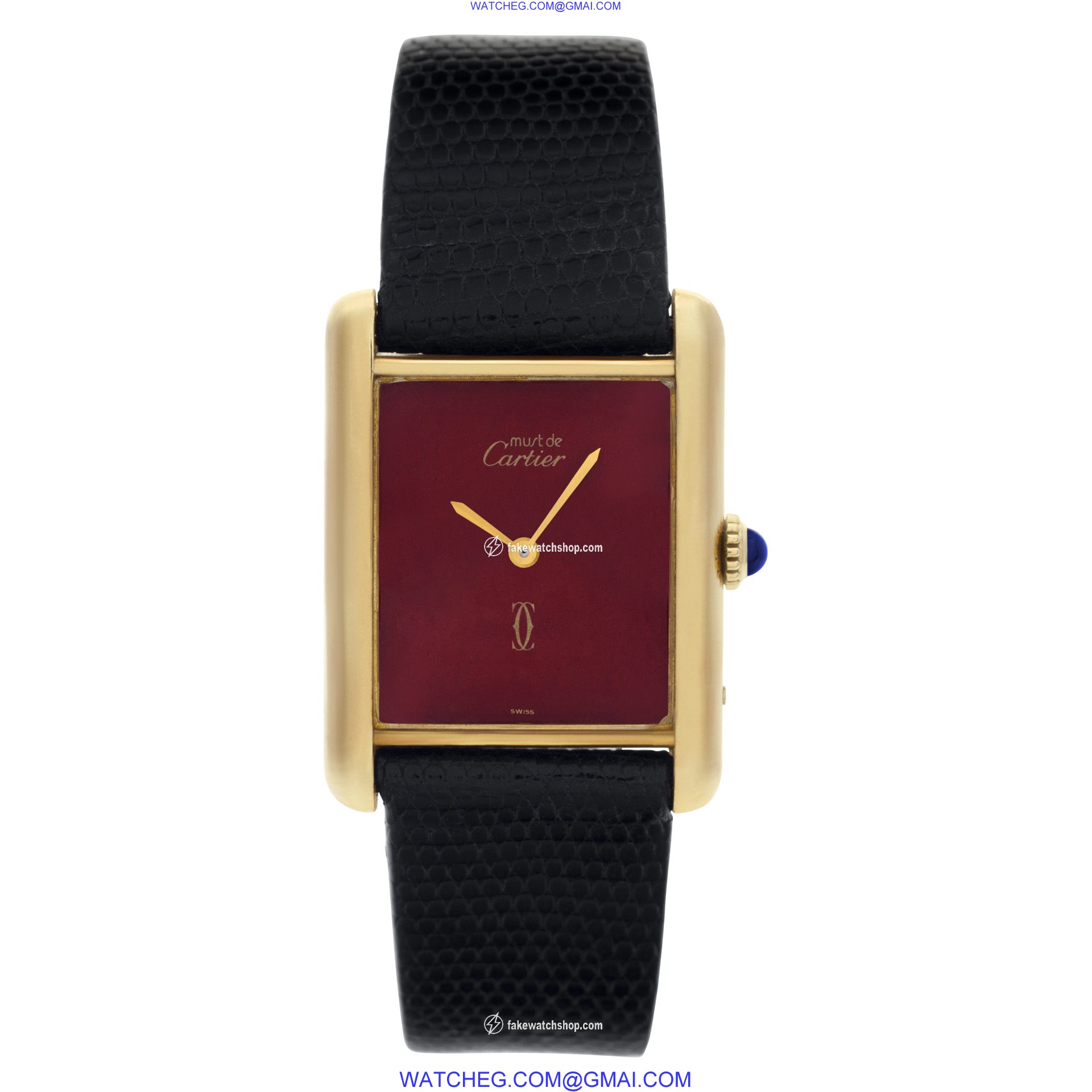 Cartier Cartier 1630 Tank Quartz Unisex Vermeil 2