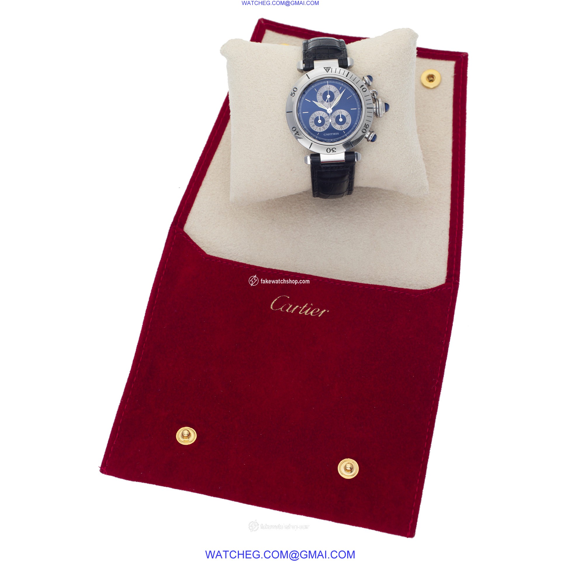 Cartier 1352.1 Pasha 35 Quartz Unisex Stainless Steel 2