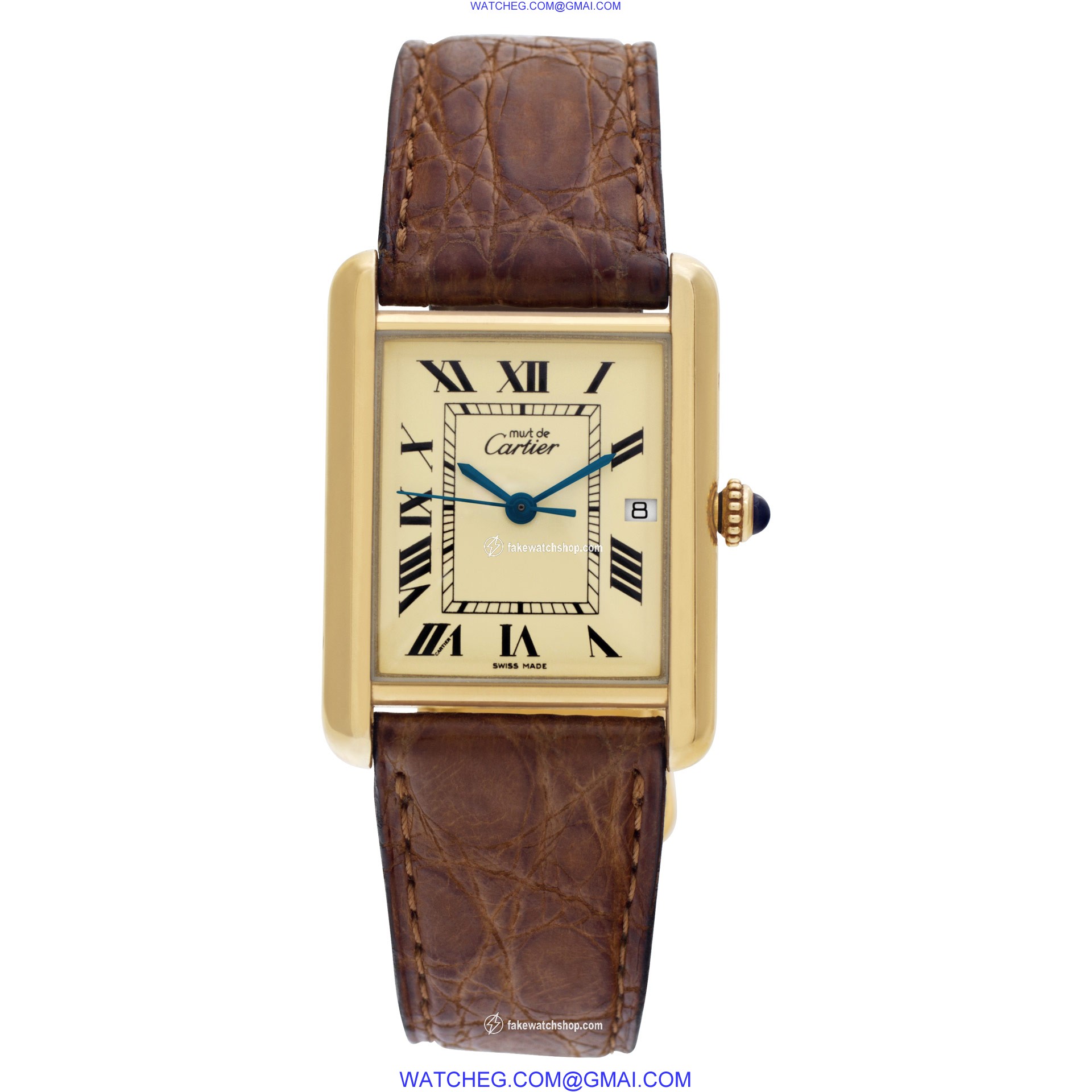 Cartier Cartier 1619 Tank Vermeil Quartz Unisex Vermeil 2
