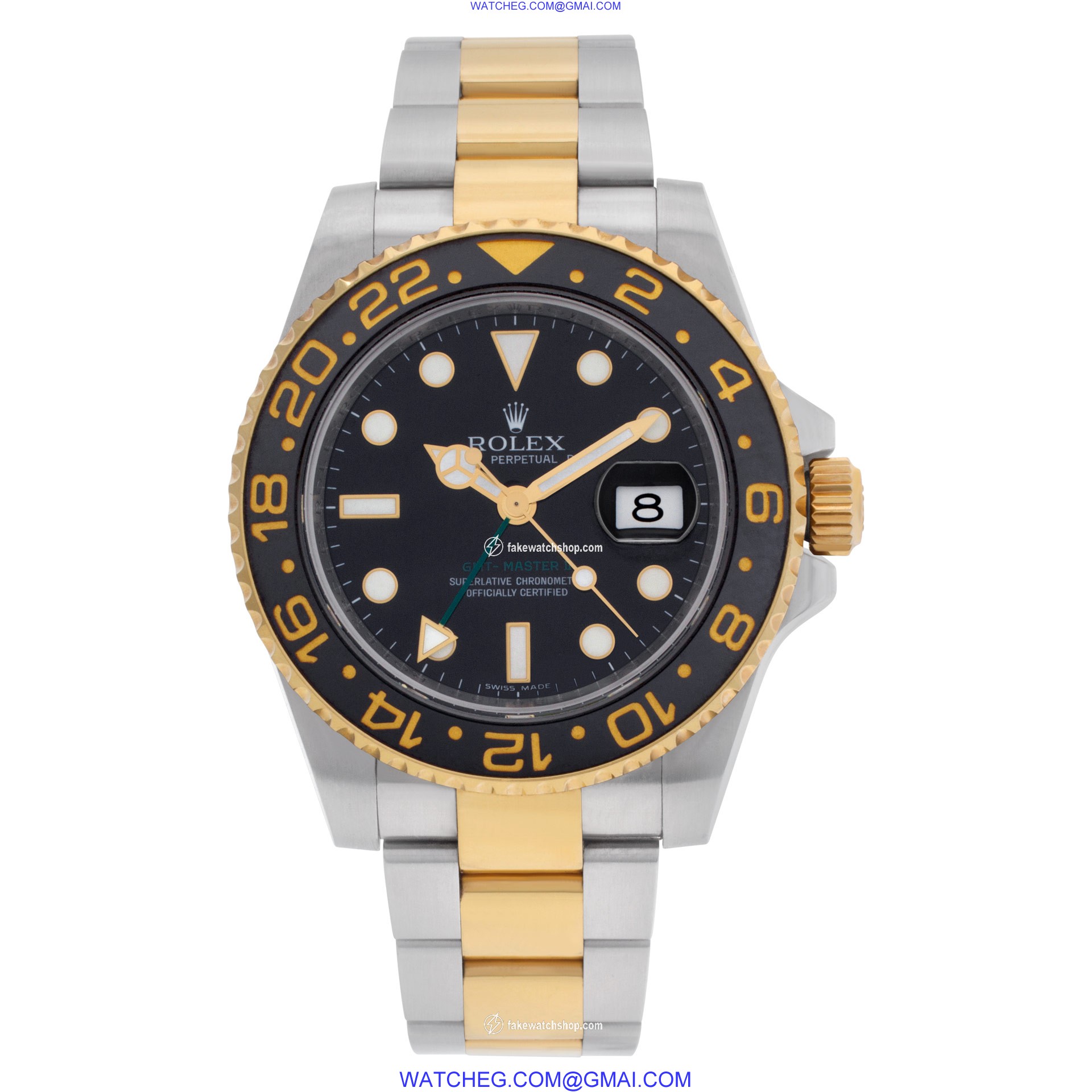 Rolex 116713 GMT-Master II Automatic Male 18k gold & Stainless Steel 2