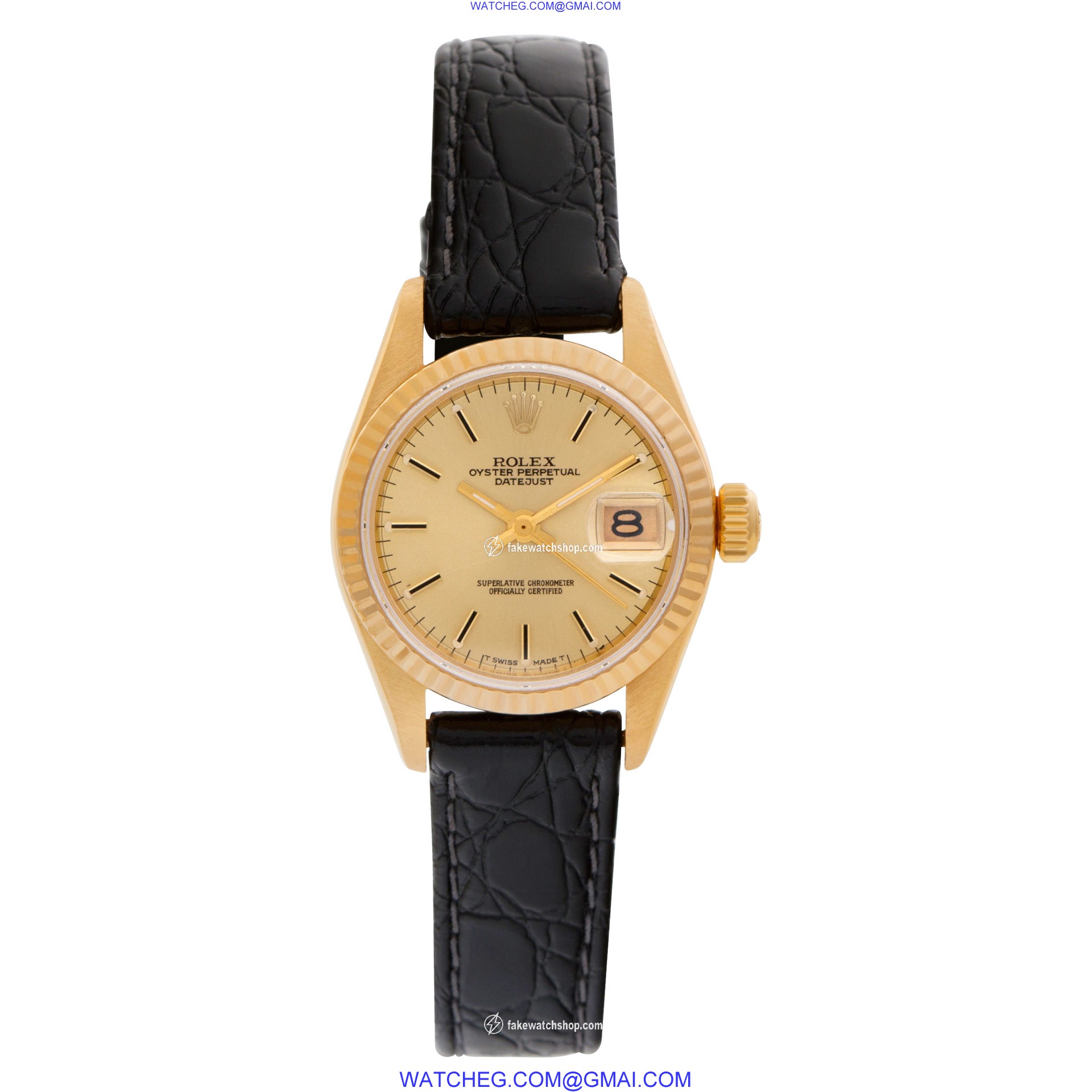 Rolex 69138 Datejust Automatic Female 18k yellow gold 2