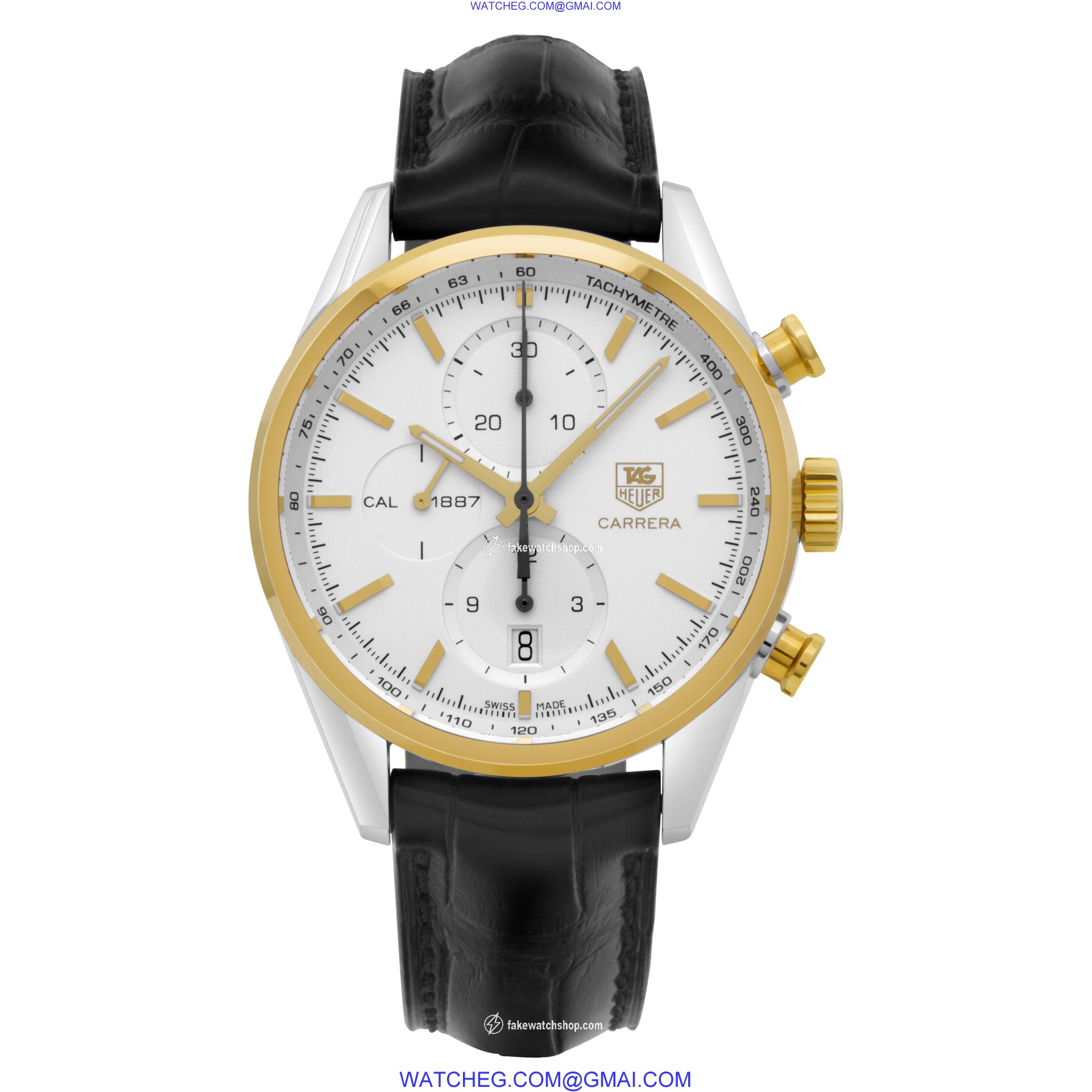 Tag Heuer CAR2150 Carrera Automatic Male 18k gold & Stainless Steel 2